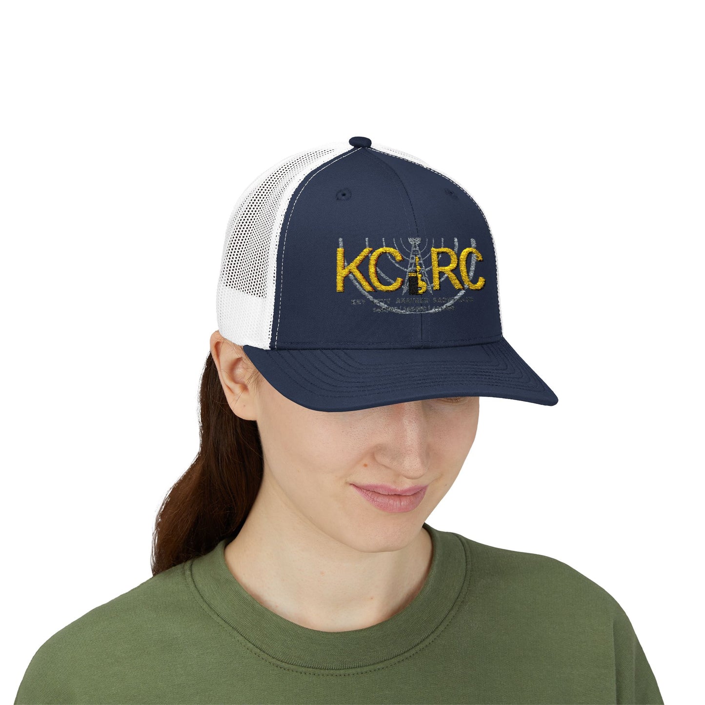 KCARC Embroidered Trucker Hat — Key City Amateur Radio Club Snapback