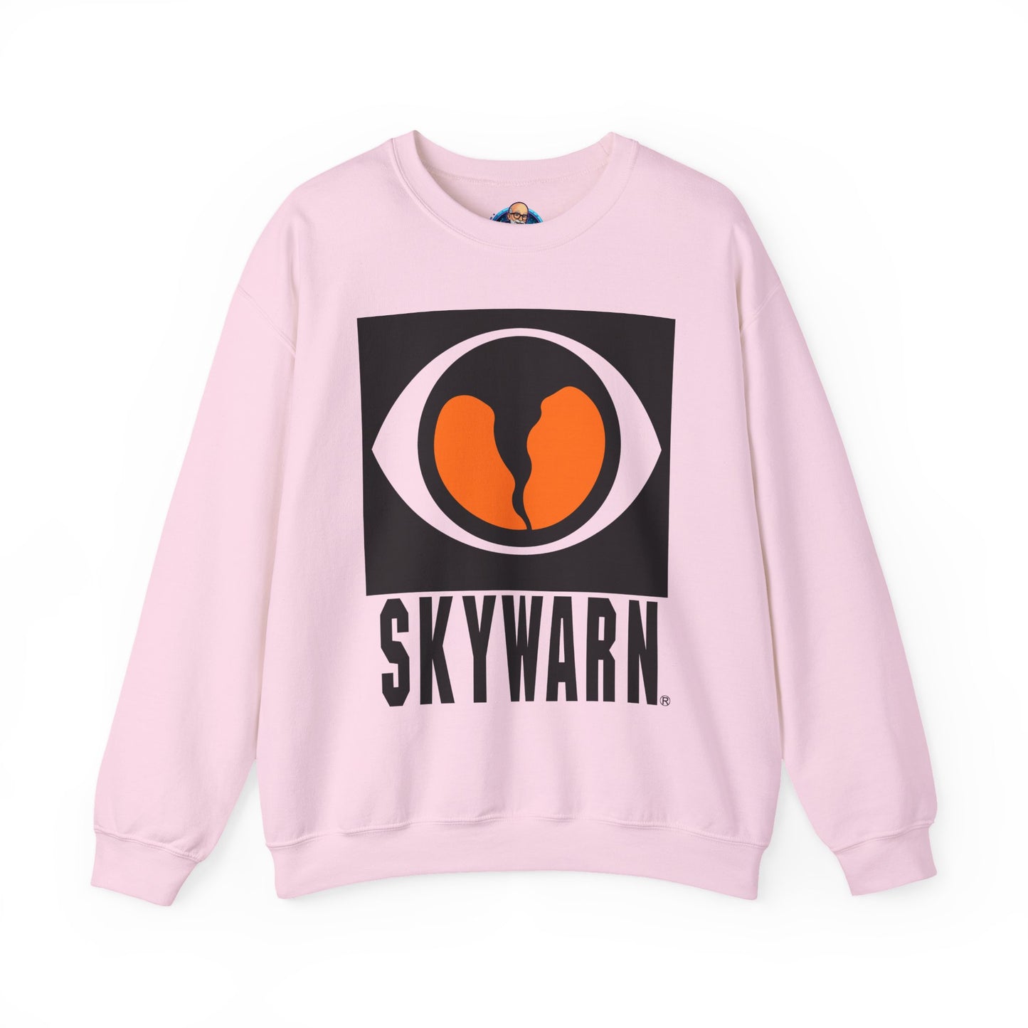 Skywarn Graphic Sweatshirt — Retro Eye Logo Storm Spotter Crewneck