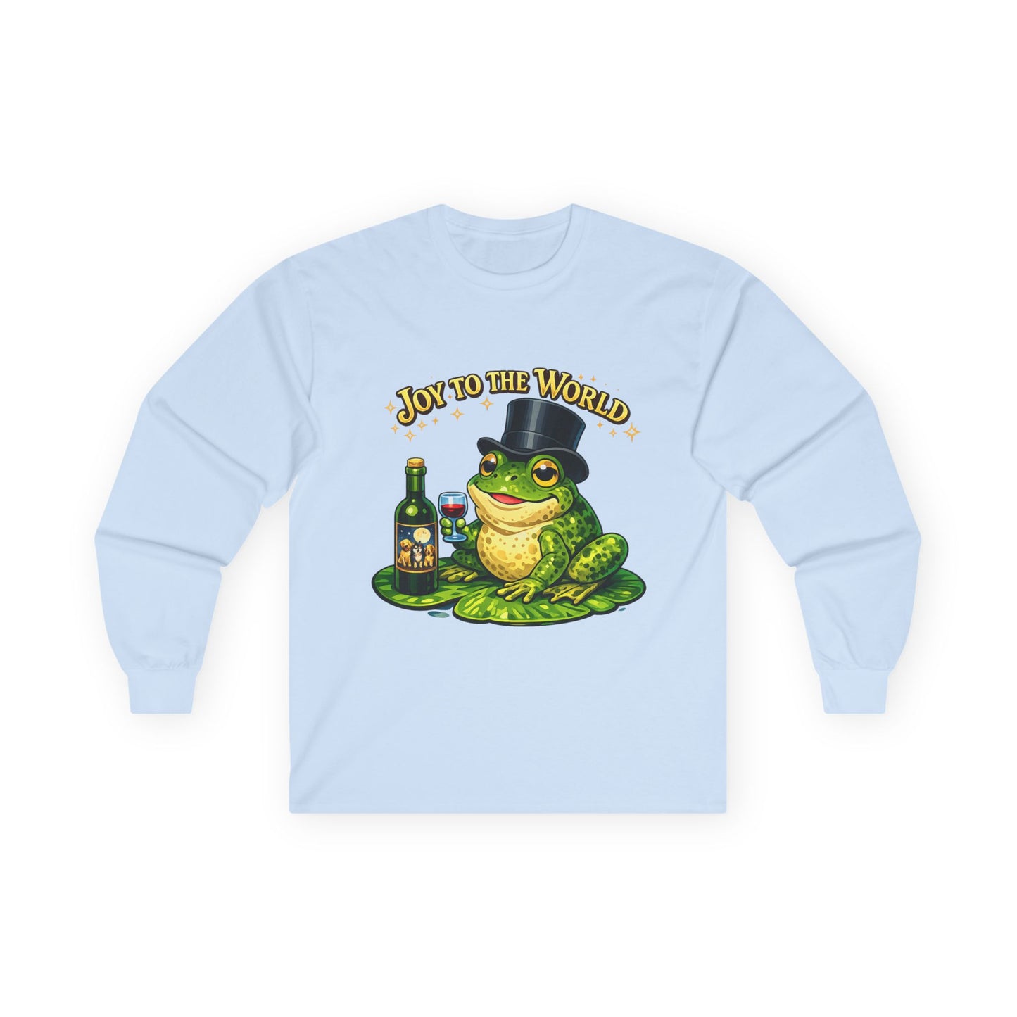 Joy to the World Frog Long Sleeve Tee