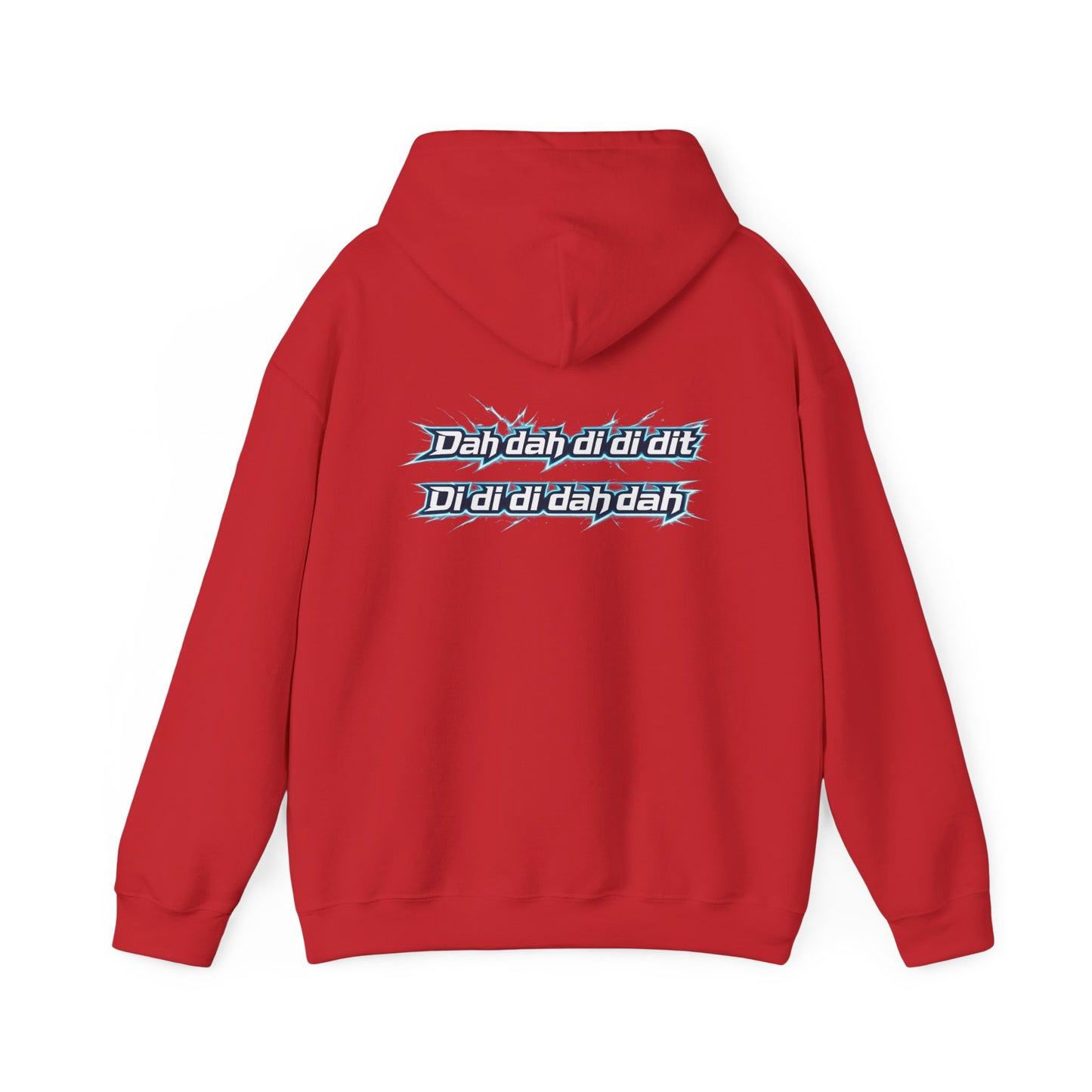 Lyric Bubble Hoodie — 'Dah di dah di dit / Dah dah di dah' Retro Text Sweatshirt