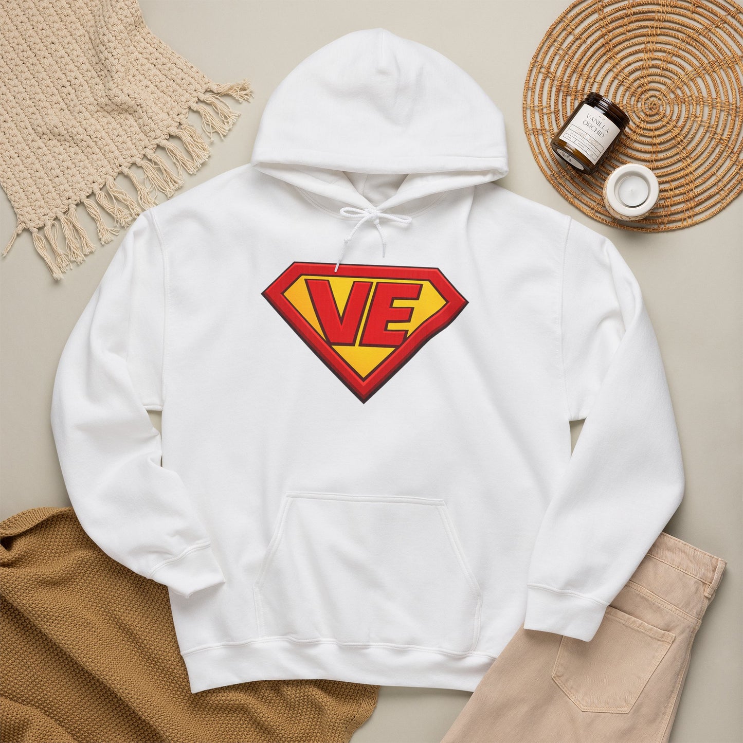 Volunteer Examiner Superhero Logo Hoodie