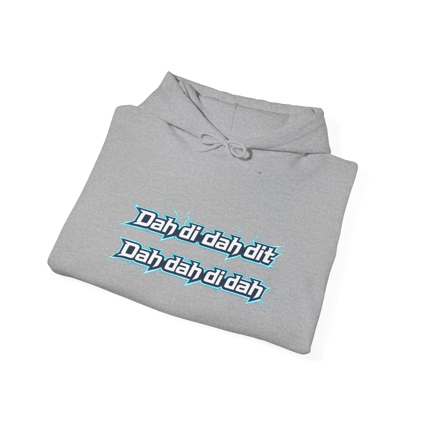Lyric Bubble Hoodie — 'Dah di dah di dit / Dah dah di dah' Retro Text Sweatshirt
