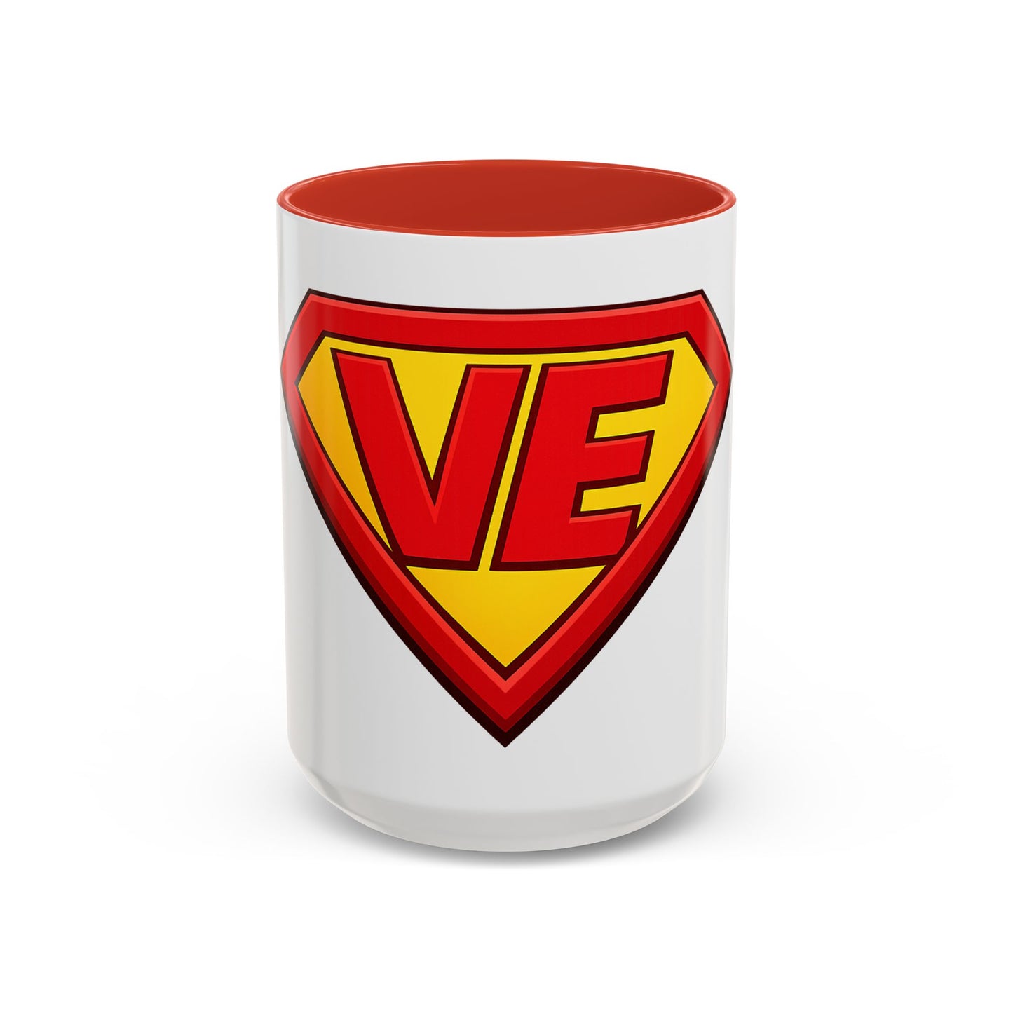 Volunteer Examiner Coffee Mug — Retro Superhero Design (11/15oz)