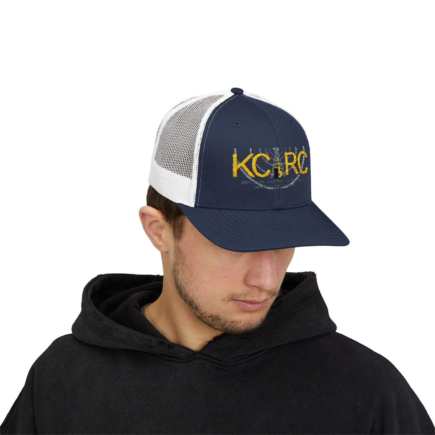 KCARC Embroidered Trucker Hat — Key City Amateur Radio Club Snapback
