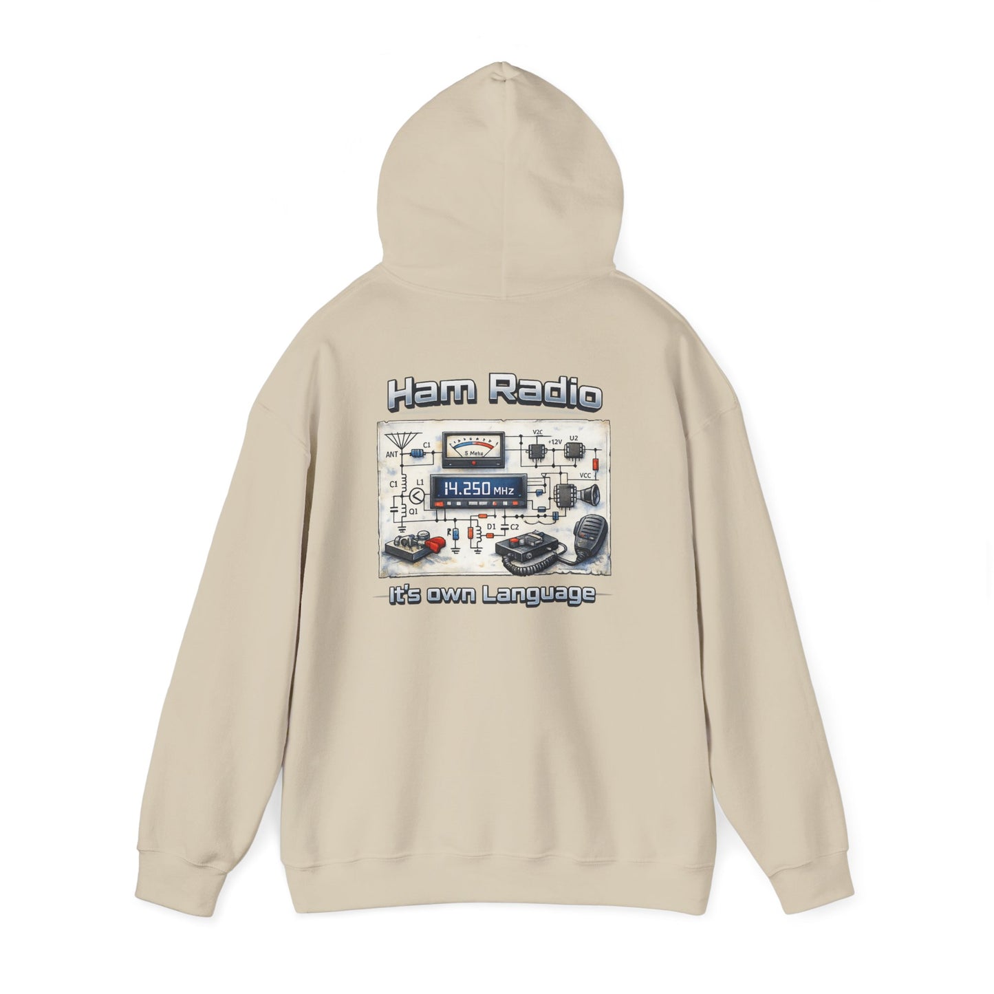 "Ham Radio: It's Our Language" Pullover for Amateur Radio Enthusiasts