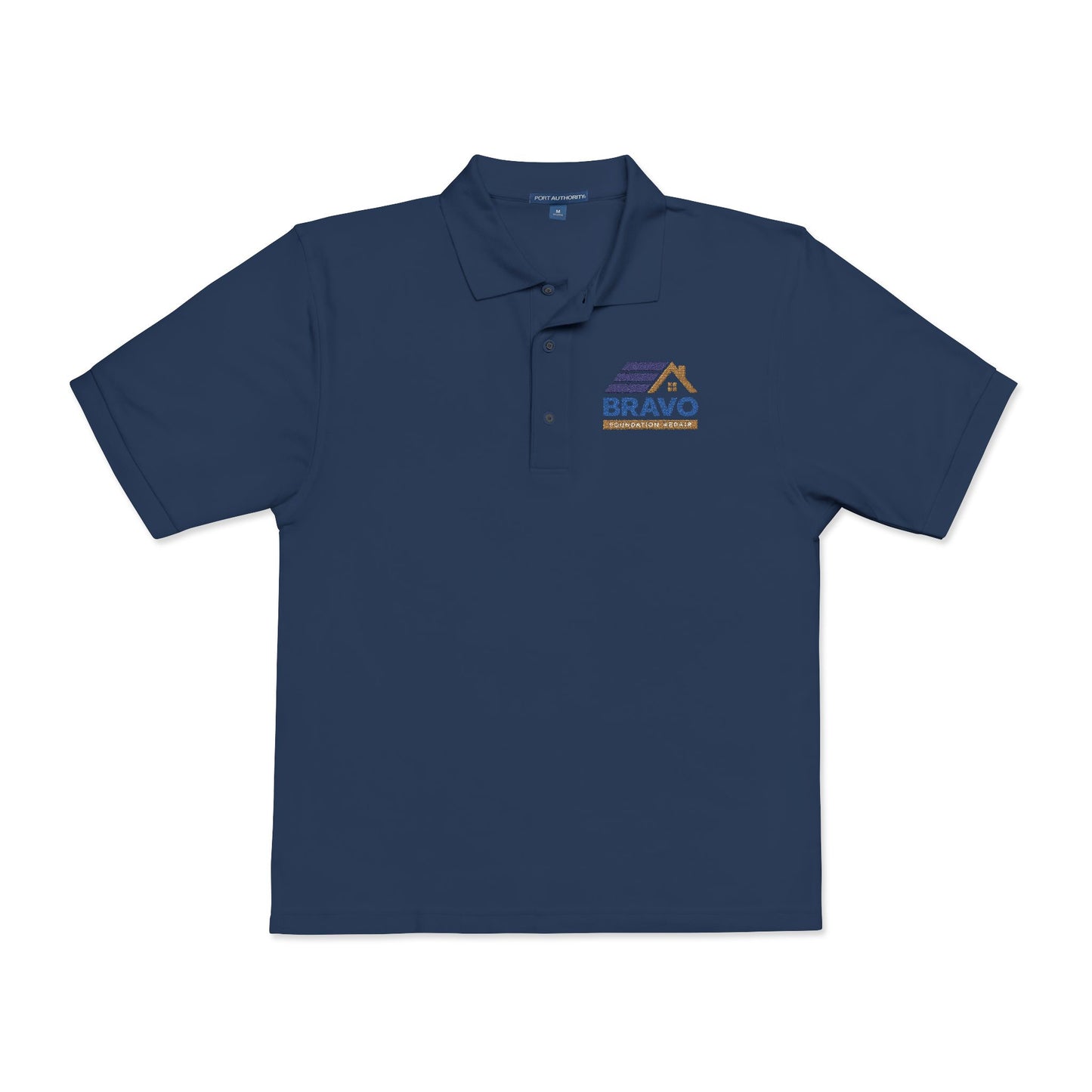 Bravo Construction Embroidered Polo Shirt