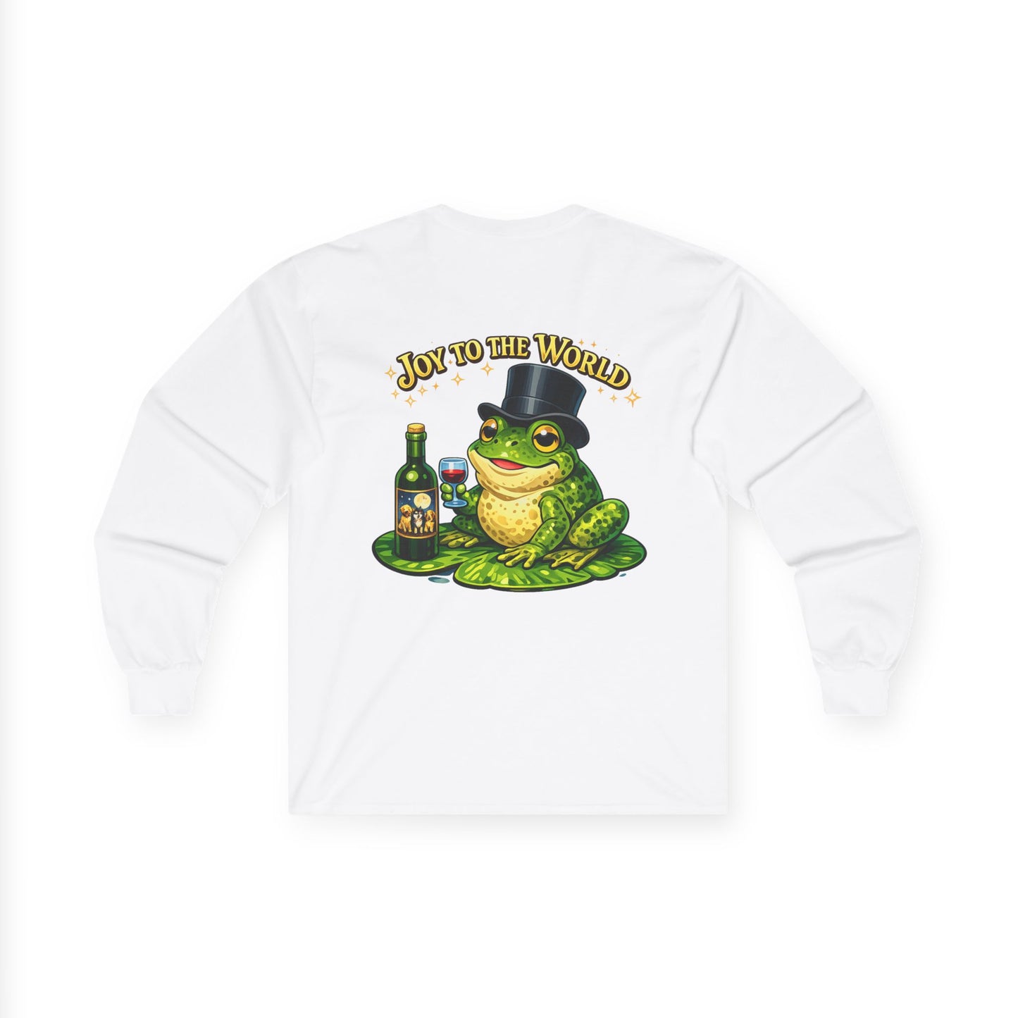 Joy to the World Frog Long Sleeve Tee