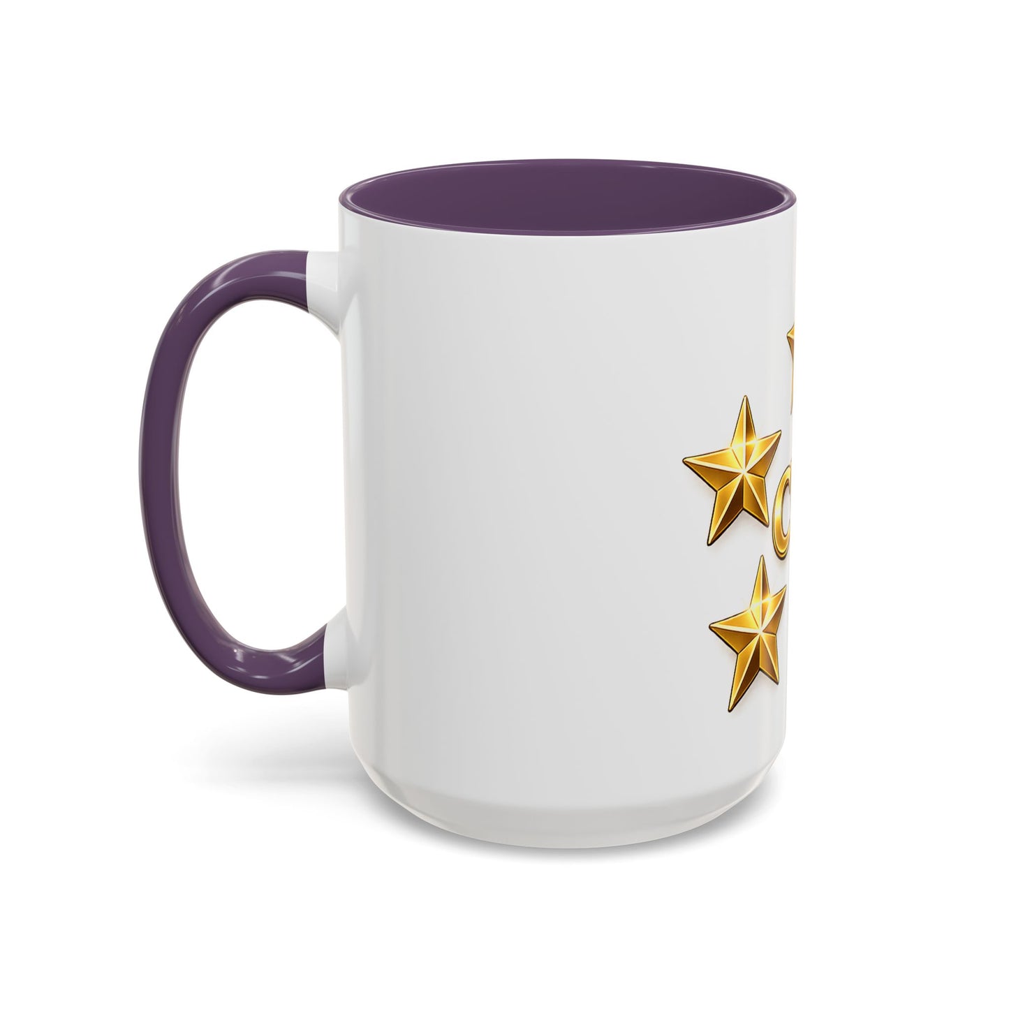 CVE Gold Star Coffee Mug — 11/15oz Accent Ceramic Mug