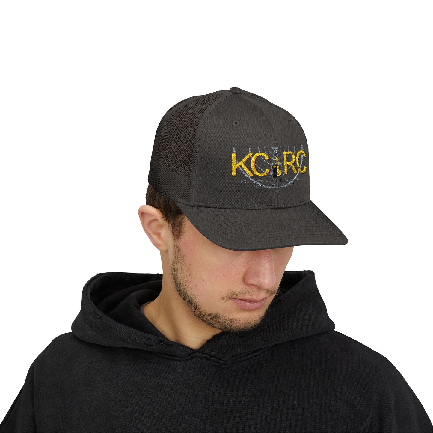 KCARC Embroidered Trucker Hat — Key City Amateur Radio Club Snapback