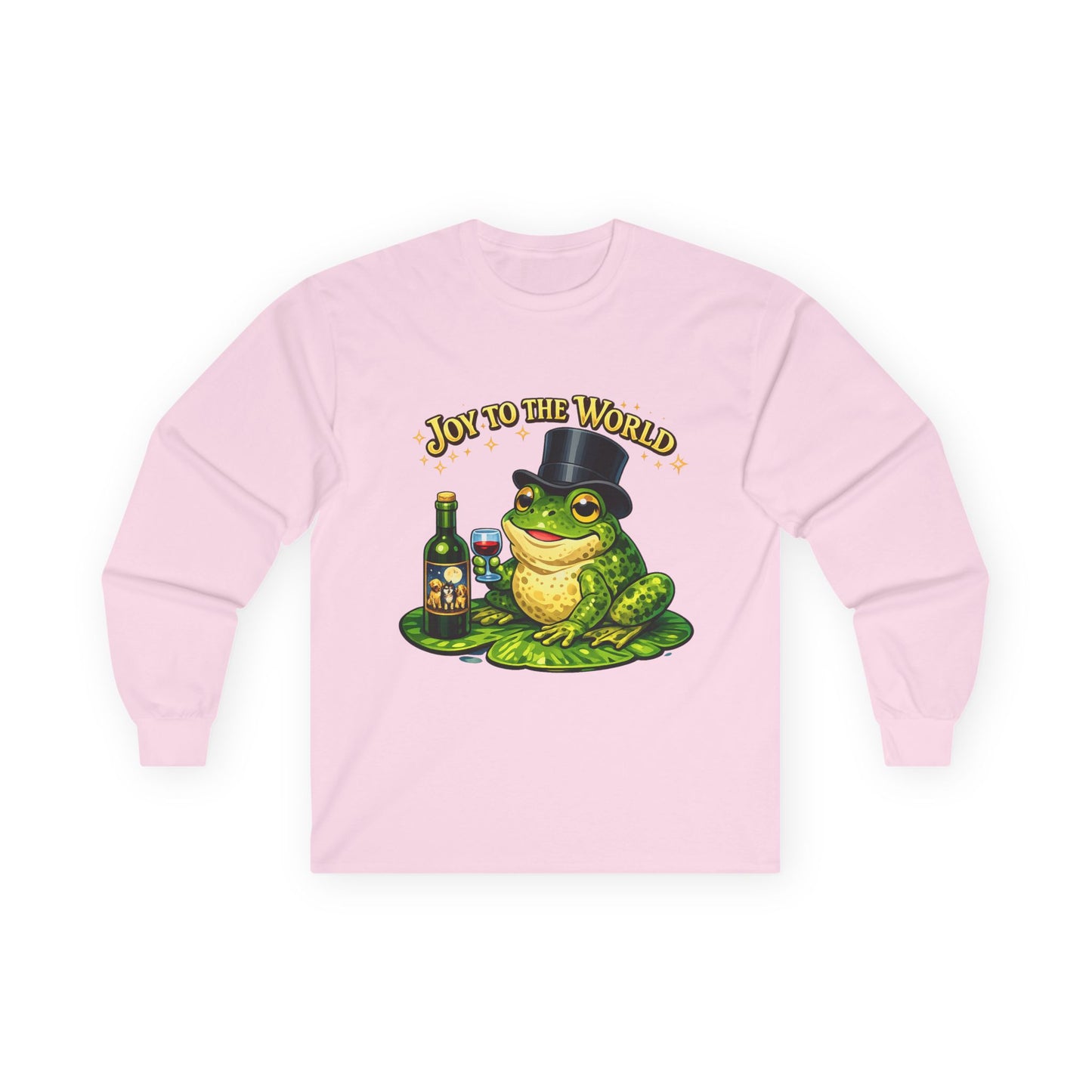 Joy to the World Frog Long Sleeve Tee