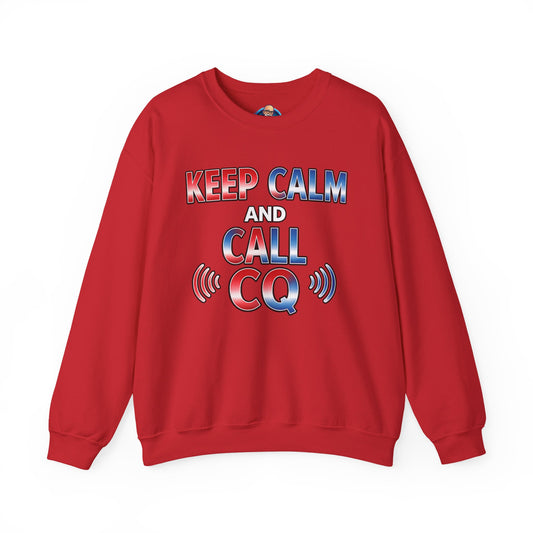 "Keep Calm and Call CQ" Patriotic Radio Operator Tee