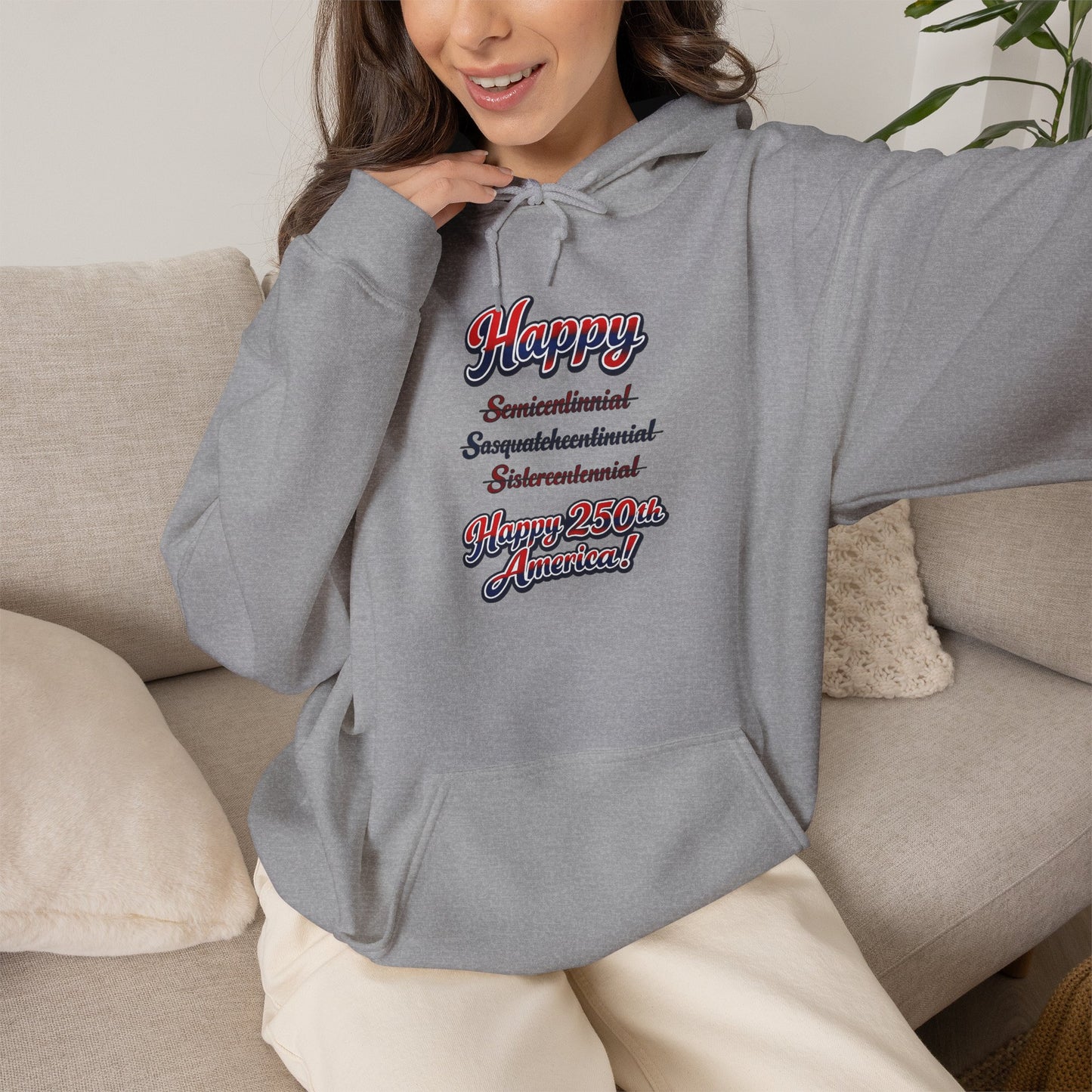 Happiness Definition Hoodie – Retro Script Positive Quote Sweatshirt