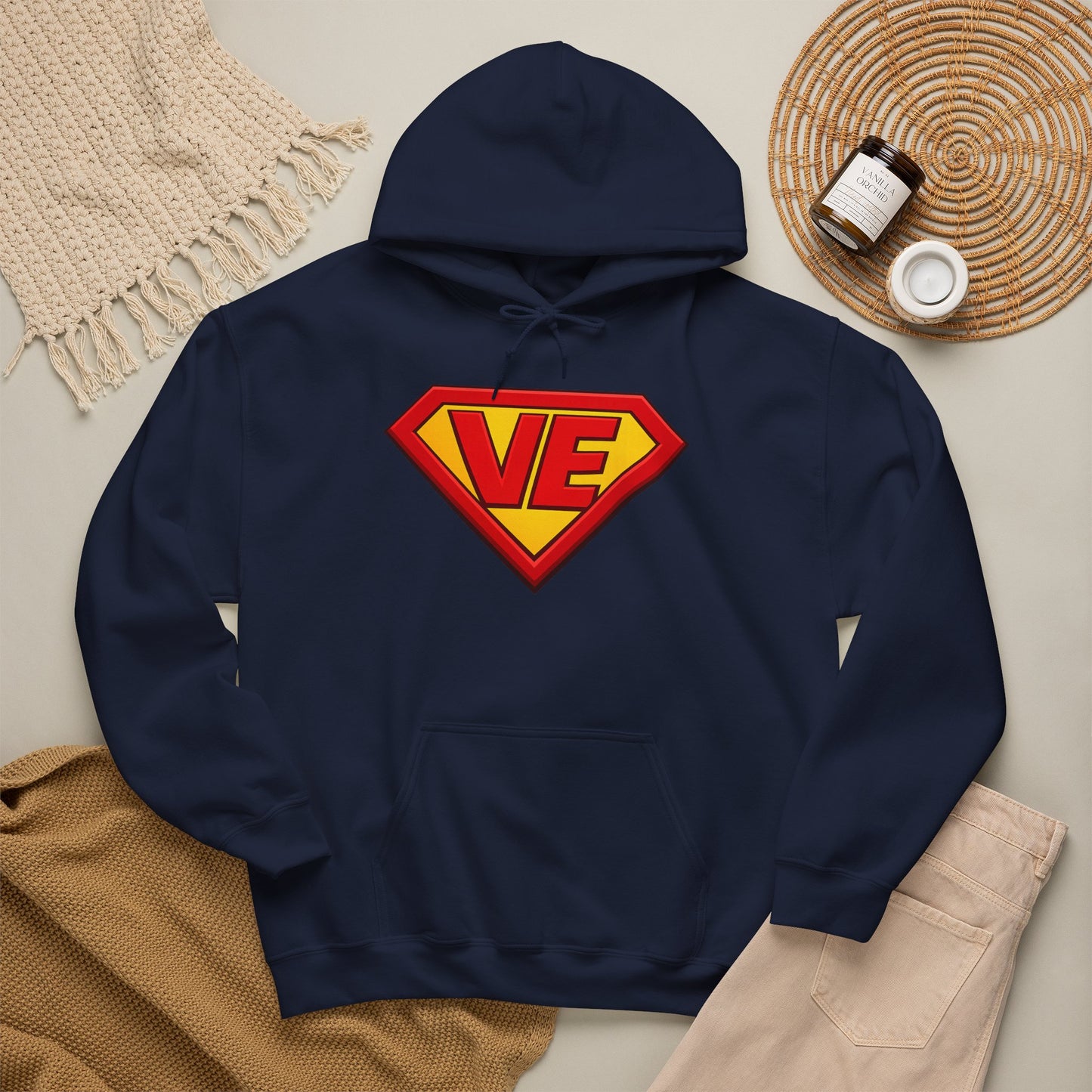Volunteer Examiner Superhero Logo Hoodie