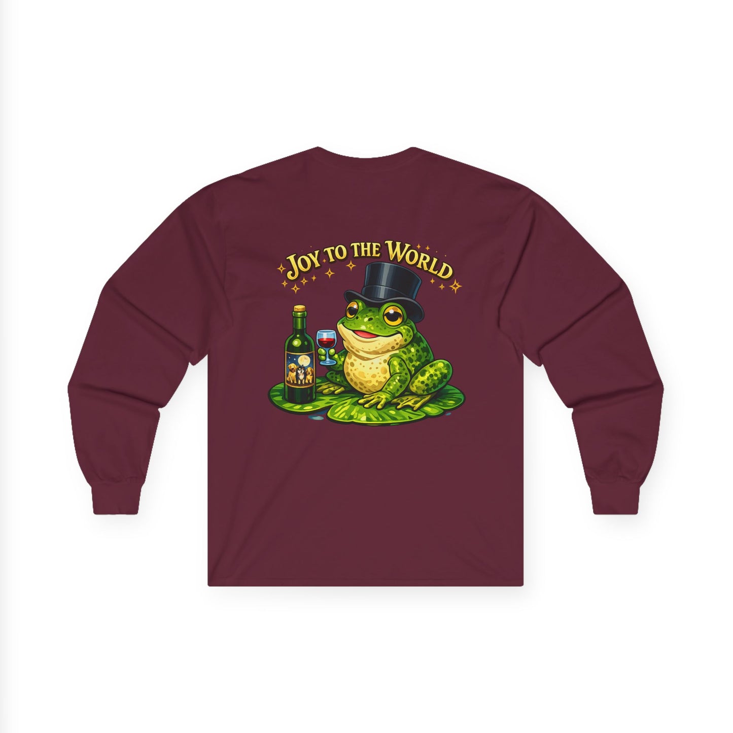 Joy to the World Frog Long Sleeve Tee