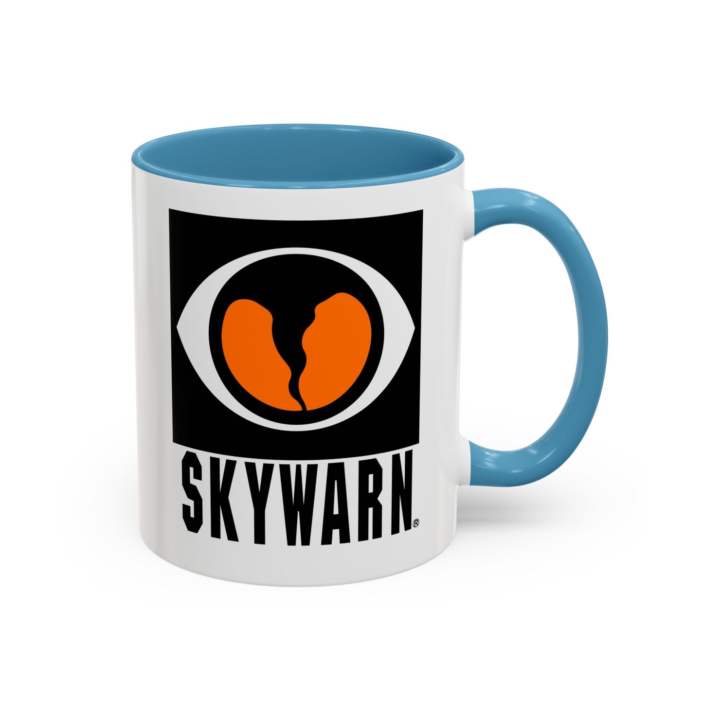 Skywarn Logo Accent Coffee Mug – Storm Spotter Weather Enthusiast Gift 11oz or 15oz