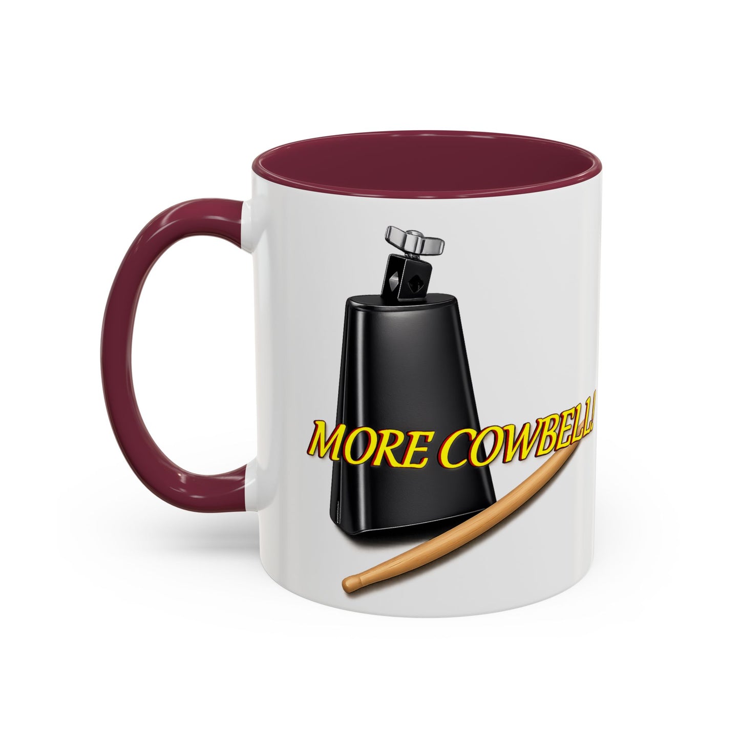 More Cowbell Mug — Funny Cowbell Coffee Cup (11oz/15oz)