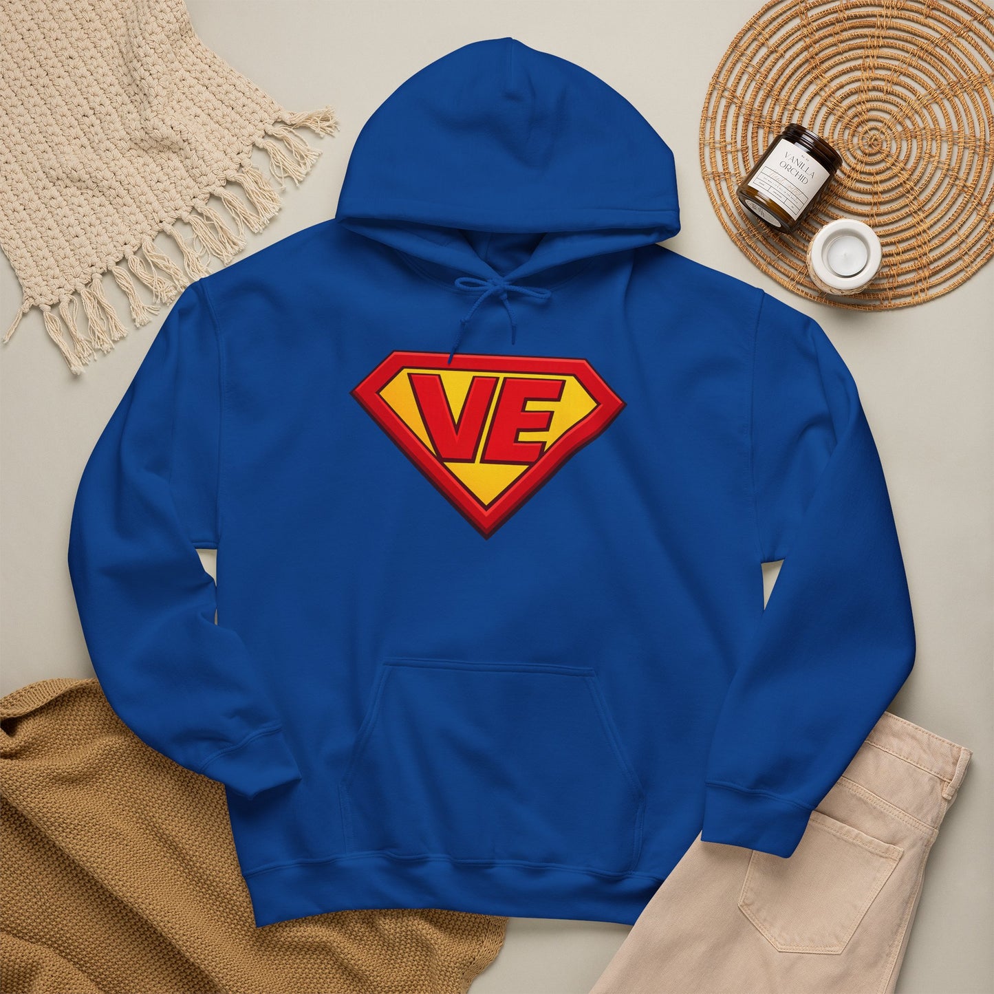 Volunteer Examiner Superhero Logo Hoodie