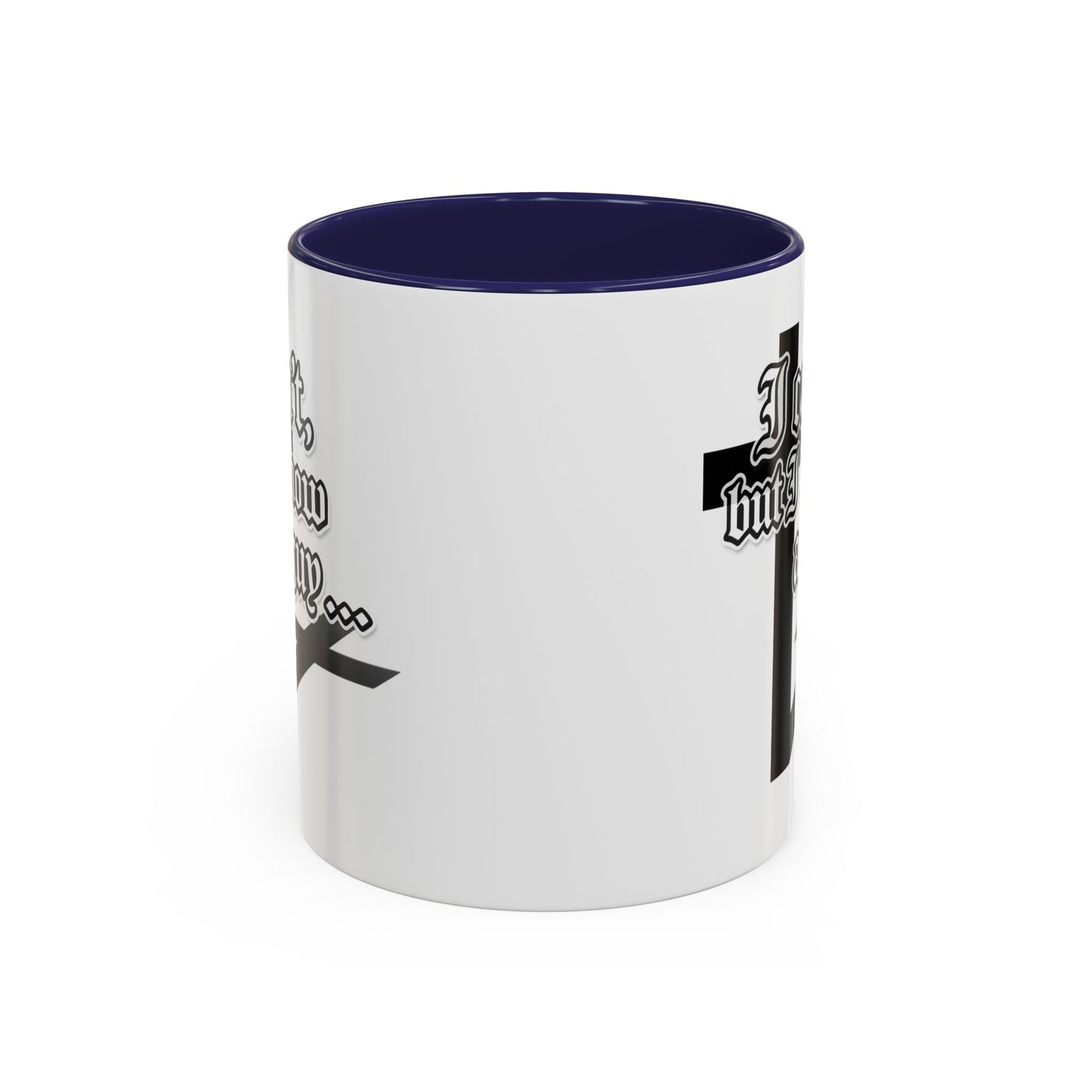 I Can't But I Know A Guy - Accent Coffee Mug (Funny Mechanic/Handyman Gift)