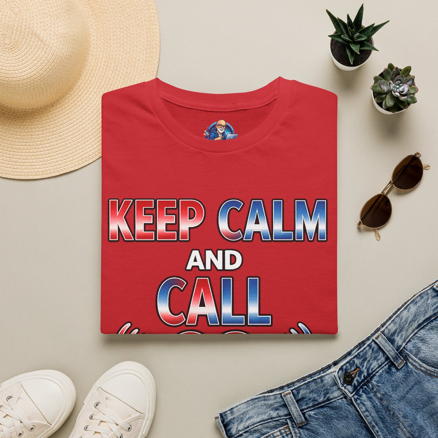 Keep Calm and Call CQ T-Shirt – Amateur Radio / Ham Operator Tee