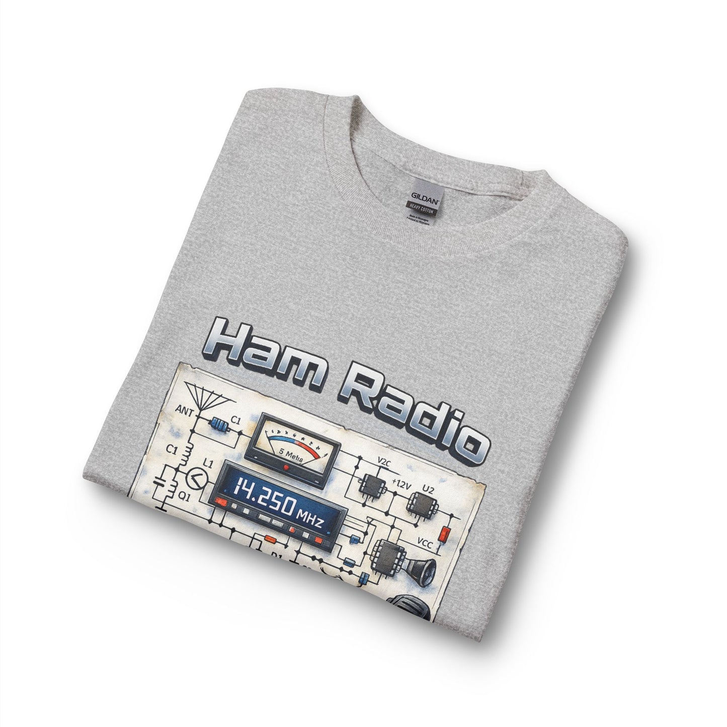 Ham Radio Long Sleeve Tee — “Ham Radio It’s own Language” Amateur Radio Shirt