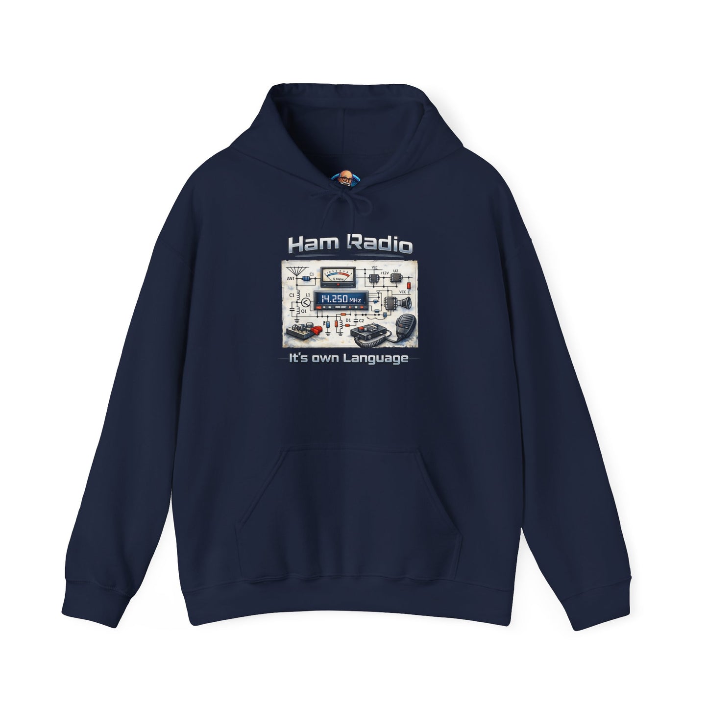 "Ham Radio: It's Our Language" Pullover for Amateur Radio Enthusiasts