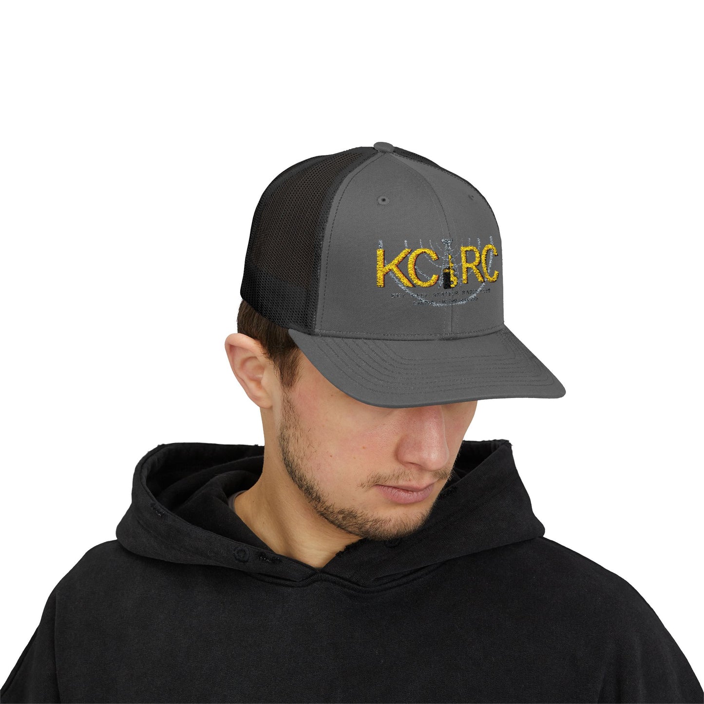 KCARC Embroidered Trucker Hat — Key City Amateur Radio Club Snapback