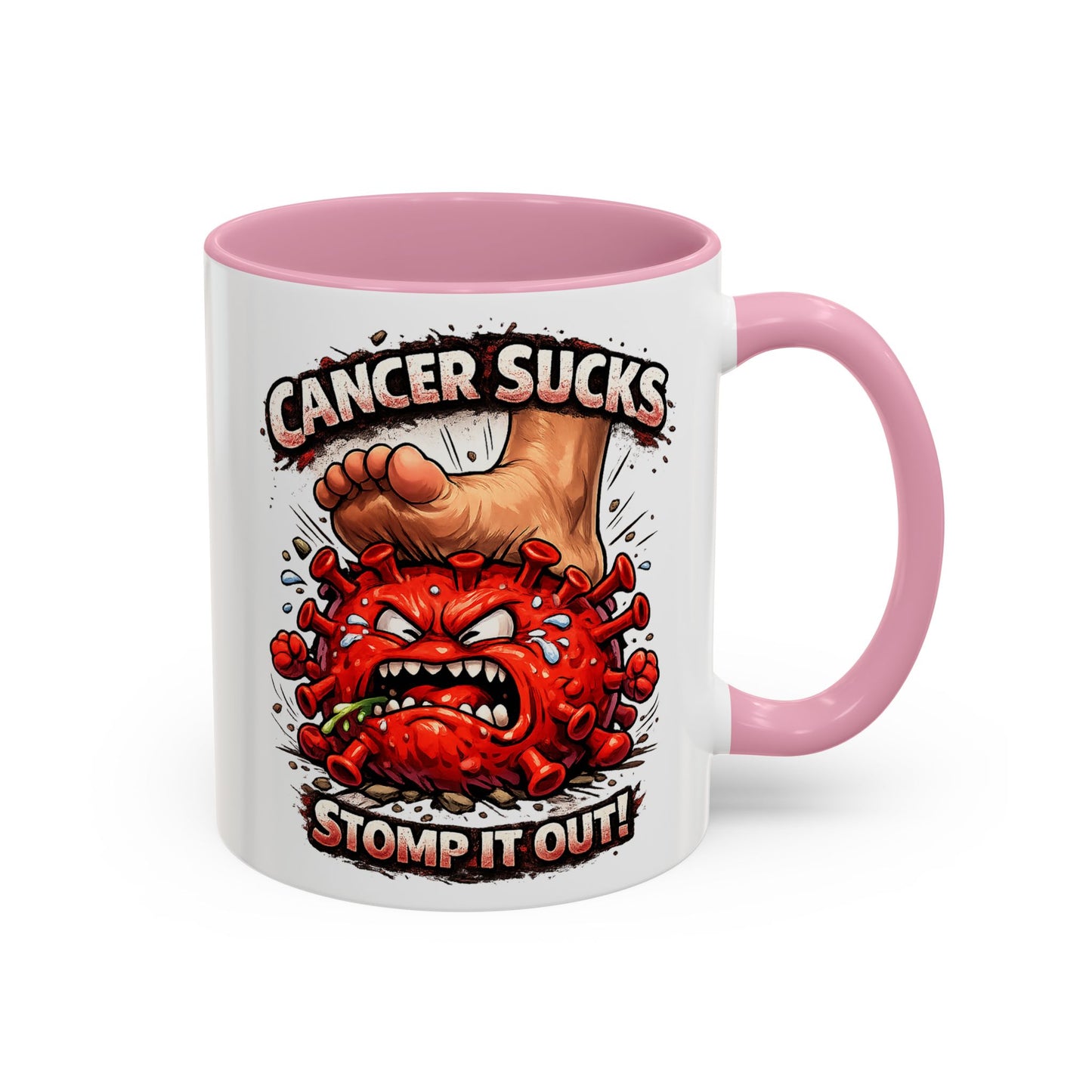 Cancer Sucks Mug — Stomp It Out 11/15oz