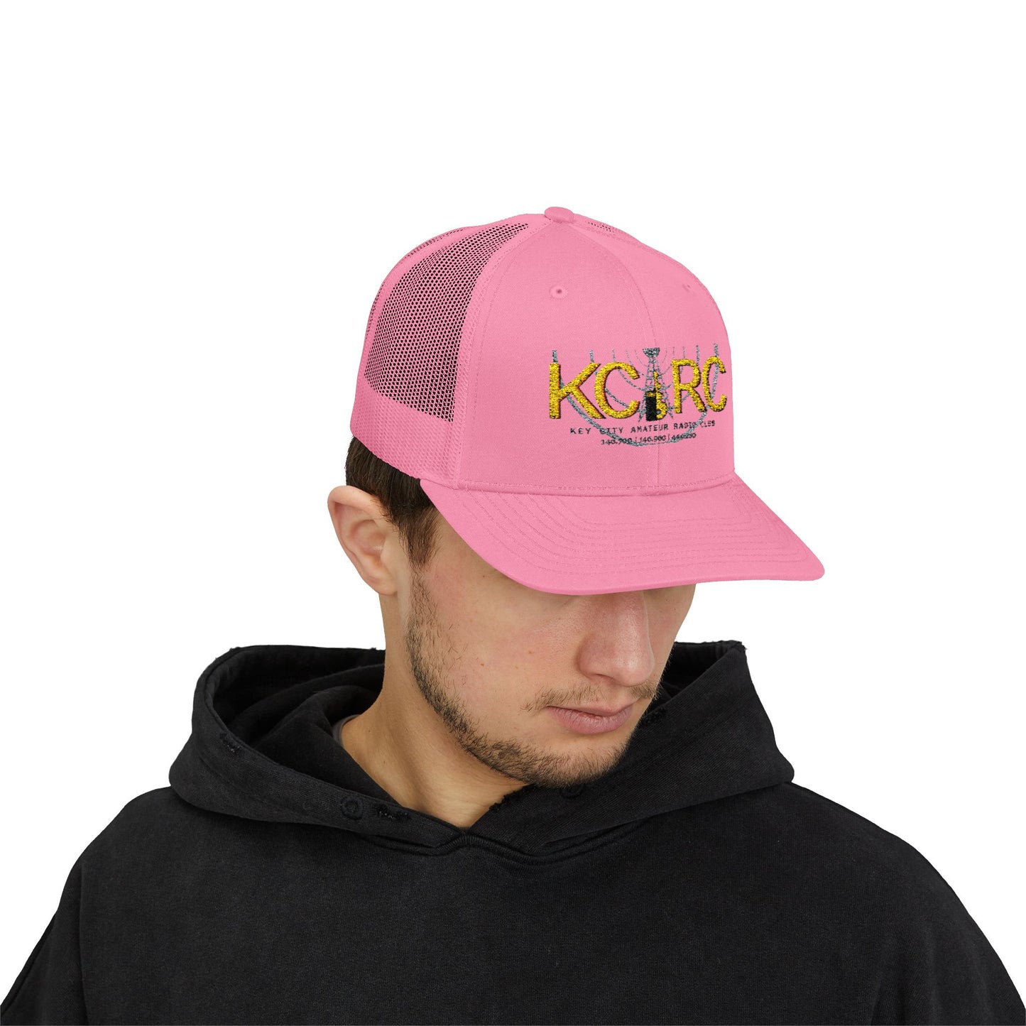 KCARC Embroidered Trucker Hat — Key City Amateur Radio Club Snapback