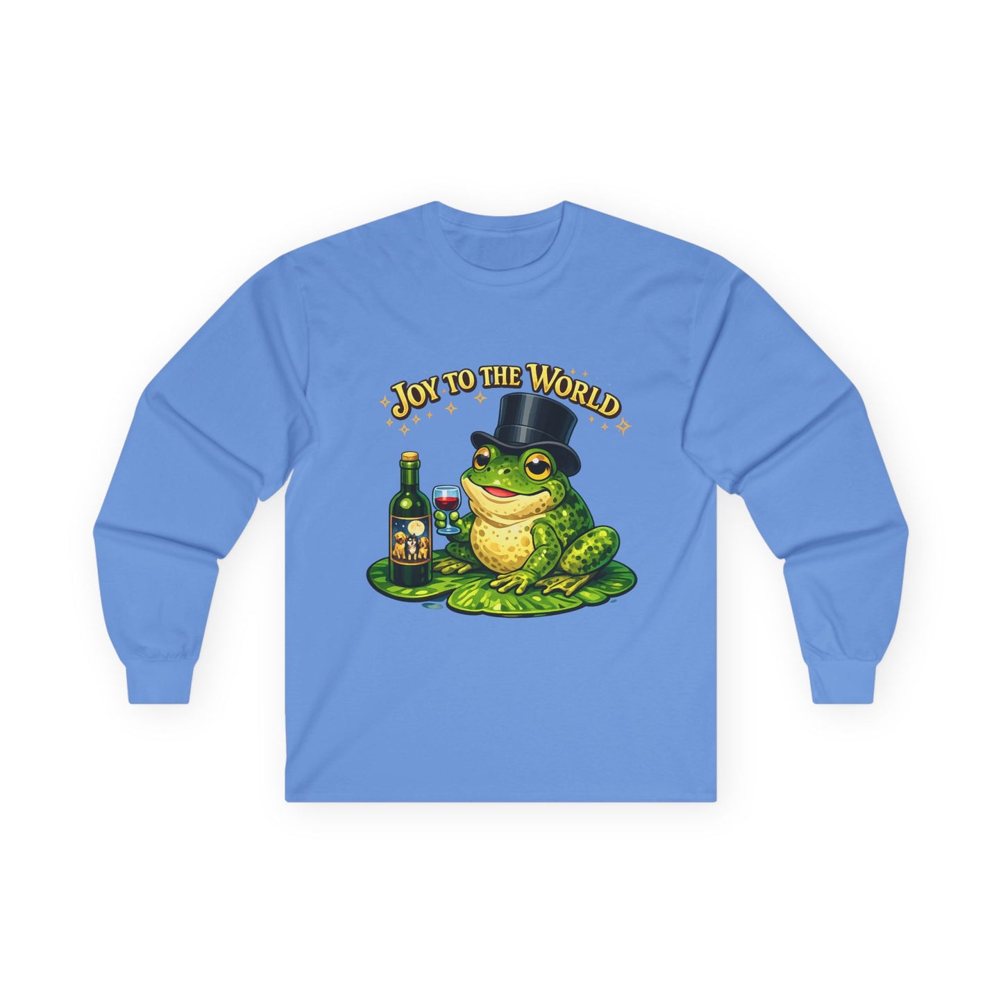 Joy to the World Frog Long Sleeve Tee