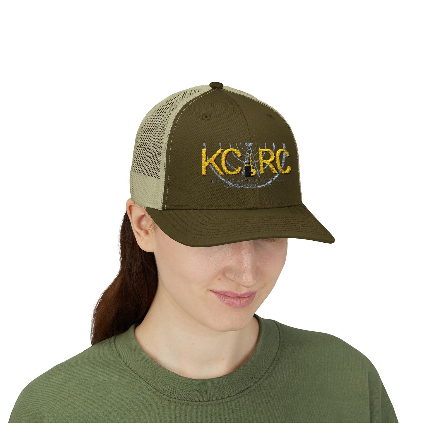 KCARC Embroidered Trucker Hat — Key City Amateur Radio Club Snapback