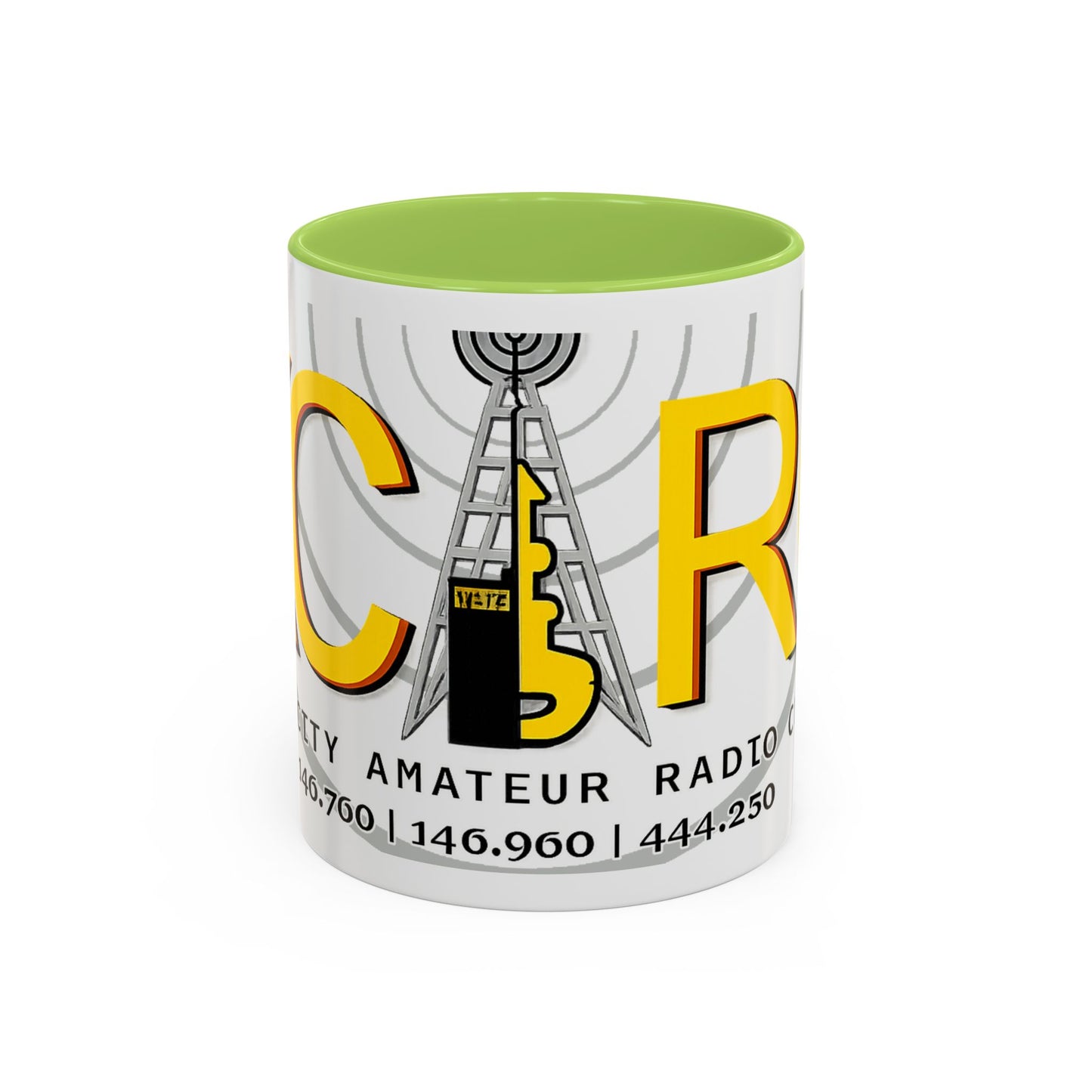 Key City Amateur Radio Club Accent Coffee Mug – Ham Radio Tower Logo (11oz & 15oz)