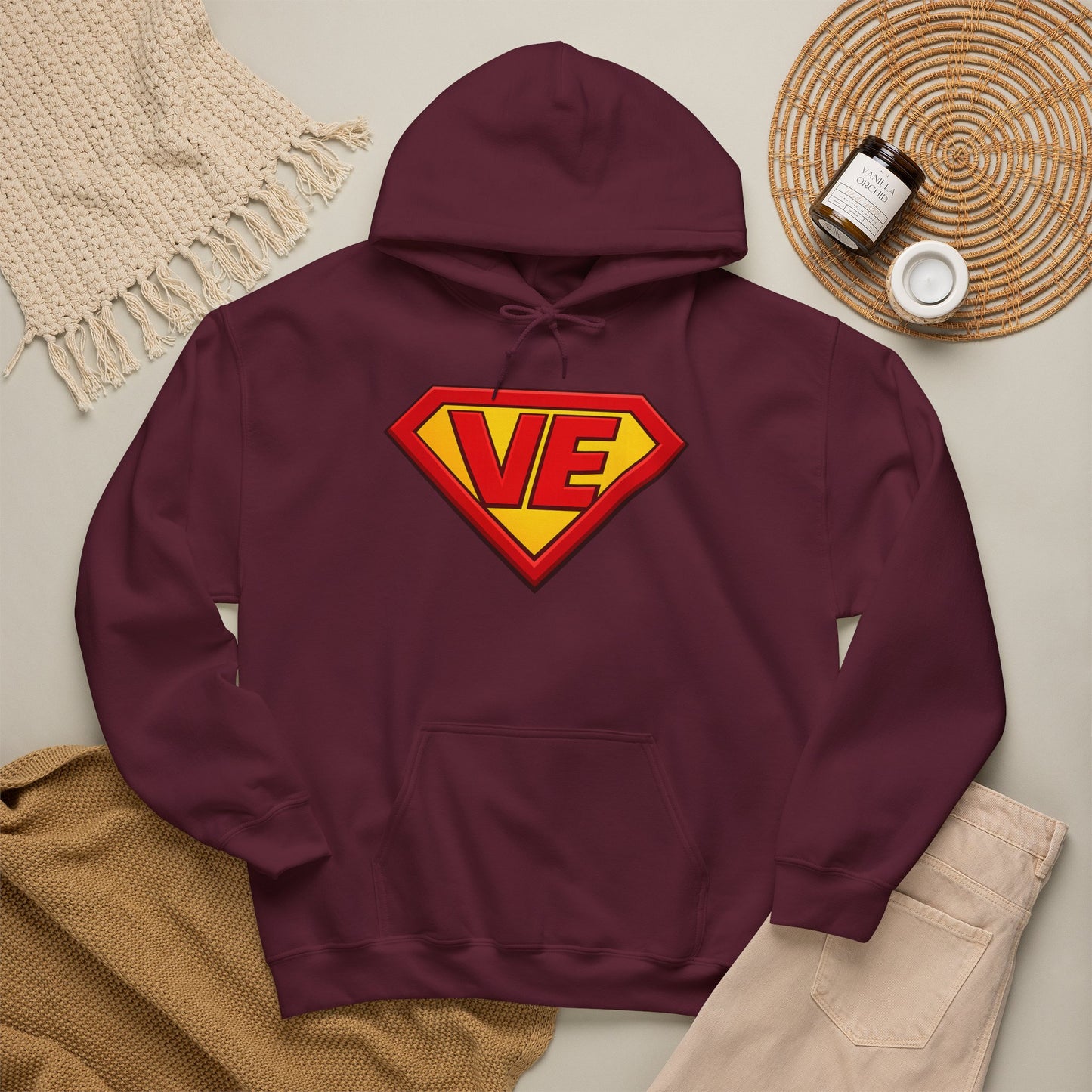 Volunteer Examiner Superhero Logo Hoodie