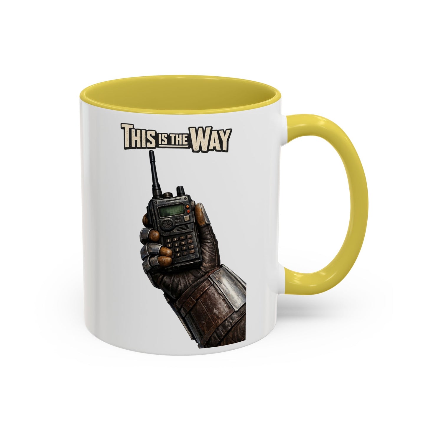 This Is The Way Mug — Mandalorian Radio Hand Coffee Cup (11oz & 15oz)