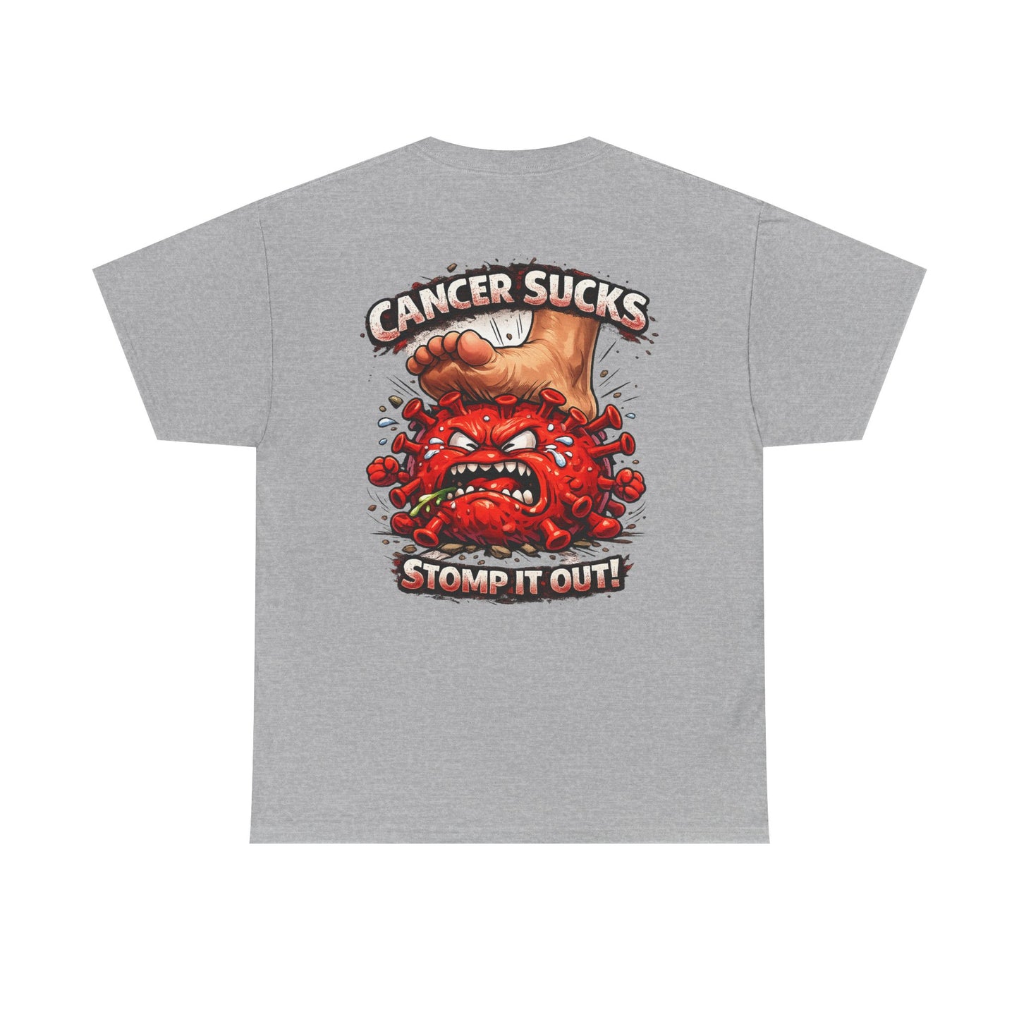 Cancer Sucks Tee — Stomp It Out Cancer Awareness T-Shirt