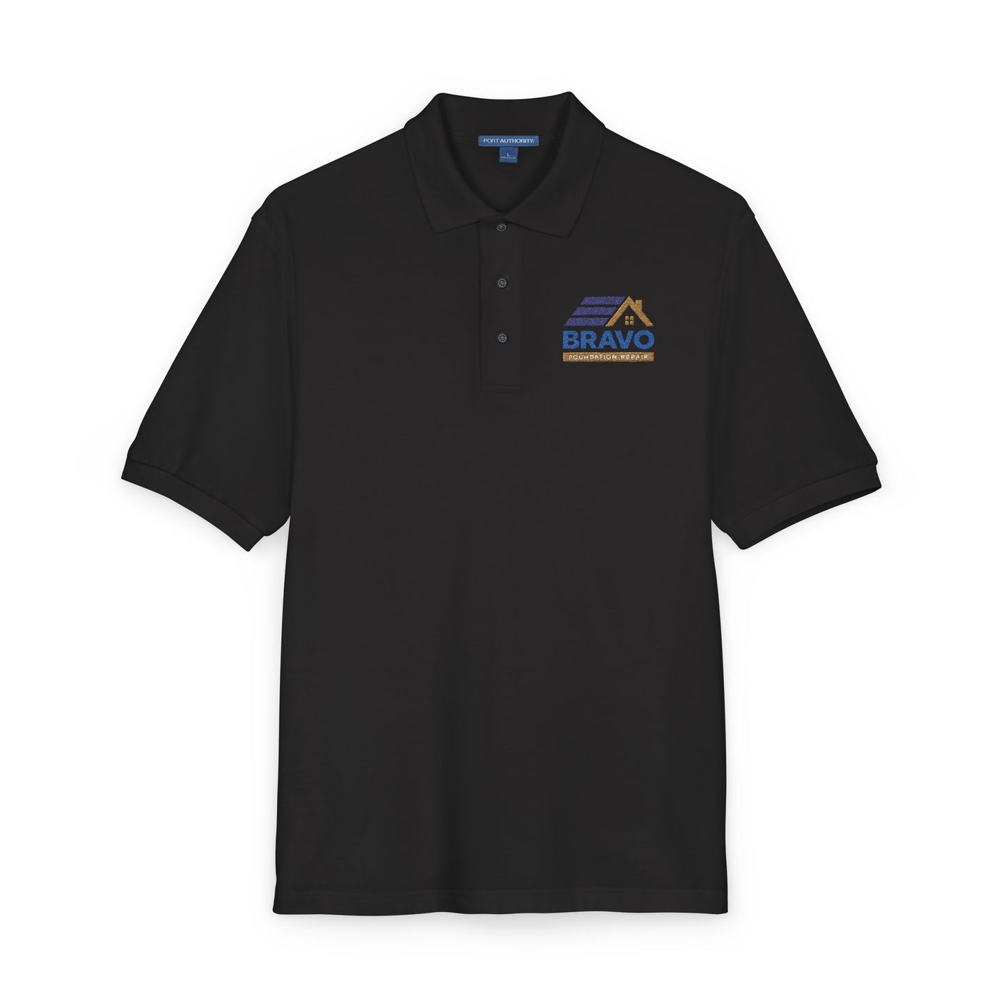 Bravo Construction Embroidered Polo Shirt