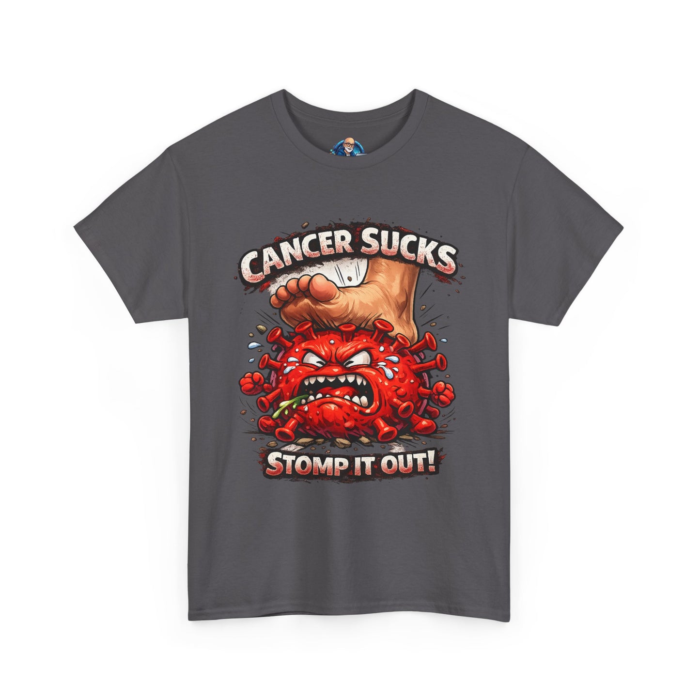 Cancer Sucks Tee — Stomp It Out Cancer Awareness T-Shirt