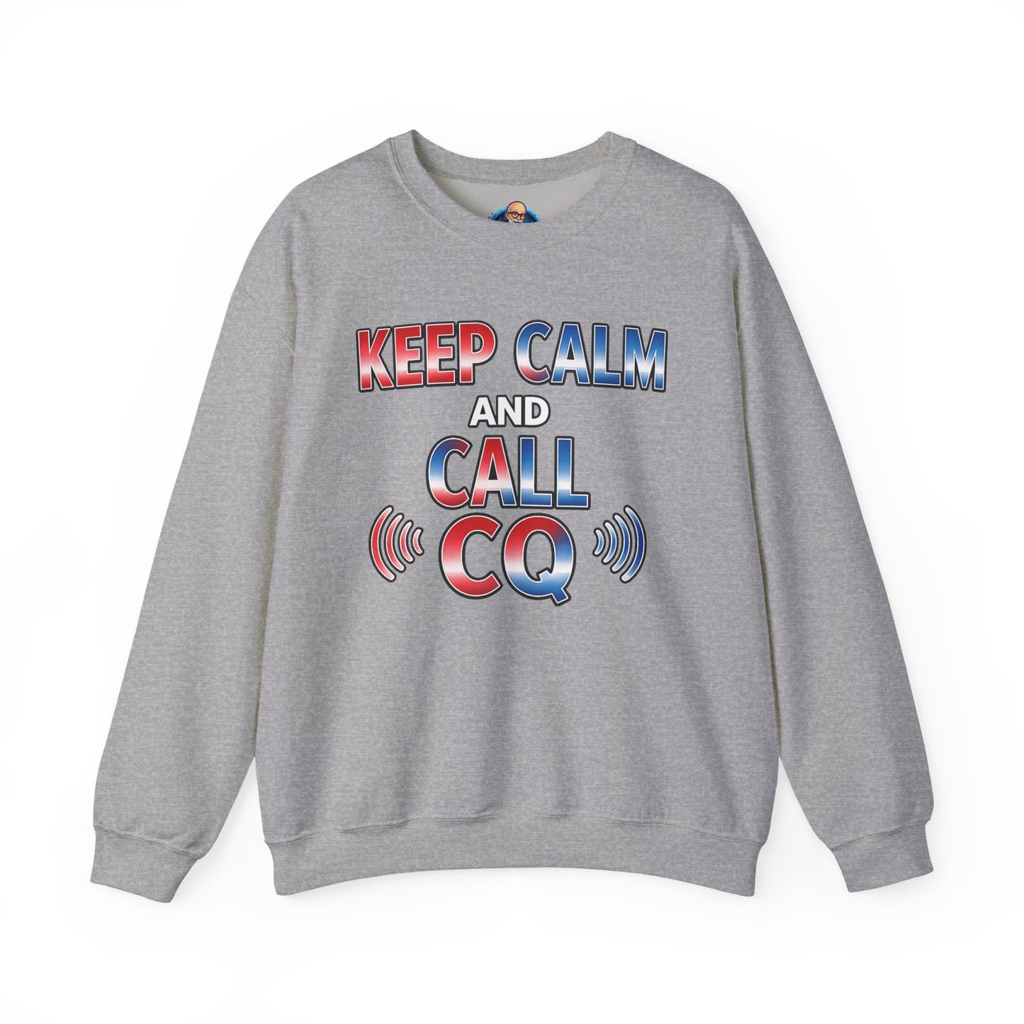 "Keep Calm and Call CQ" Patriotic Radio Operator Tee