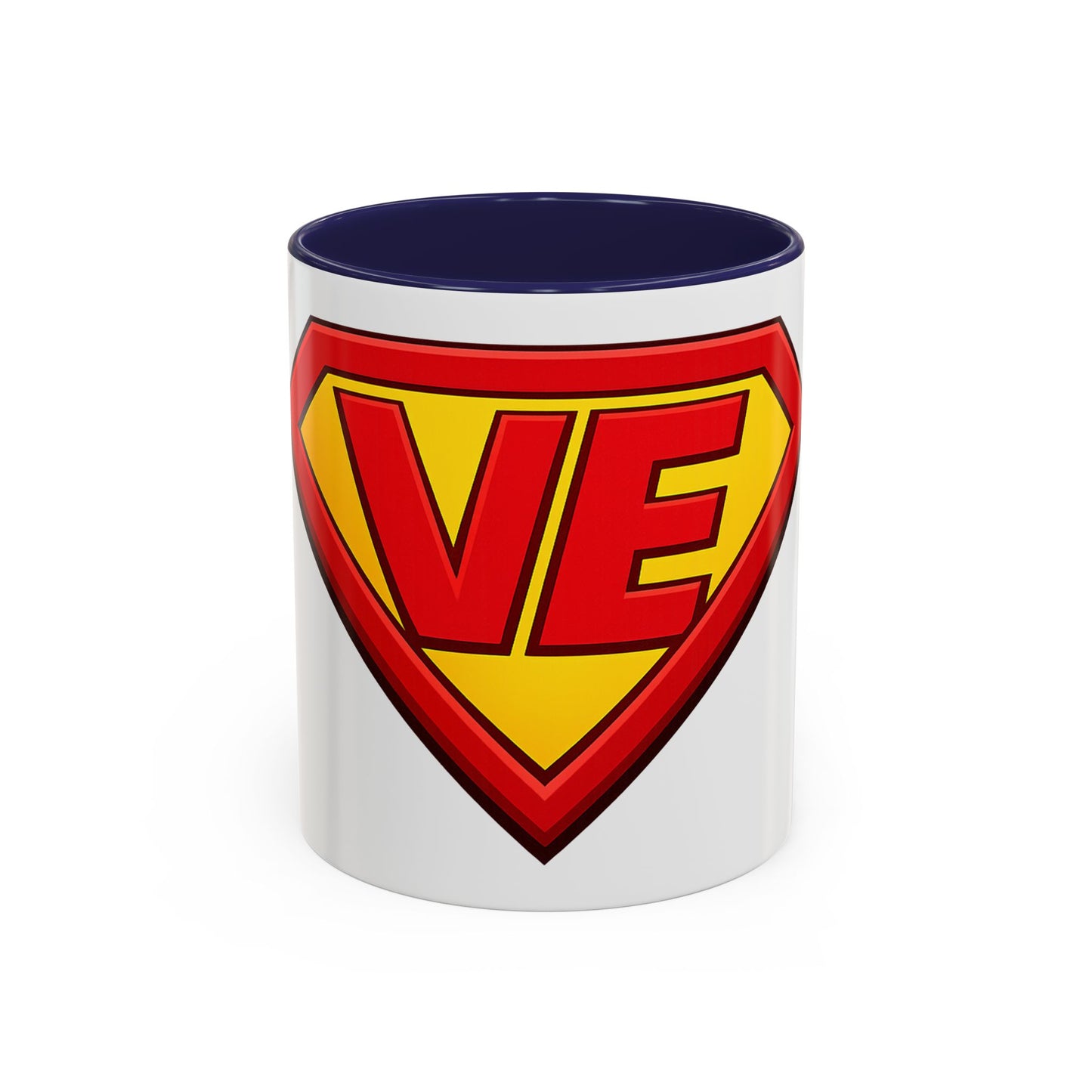 Volunteer Examiner Coffee Mug — Retro Superhero Design (11/15oz)