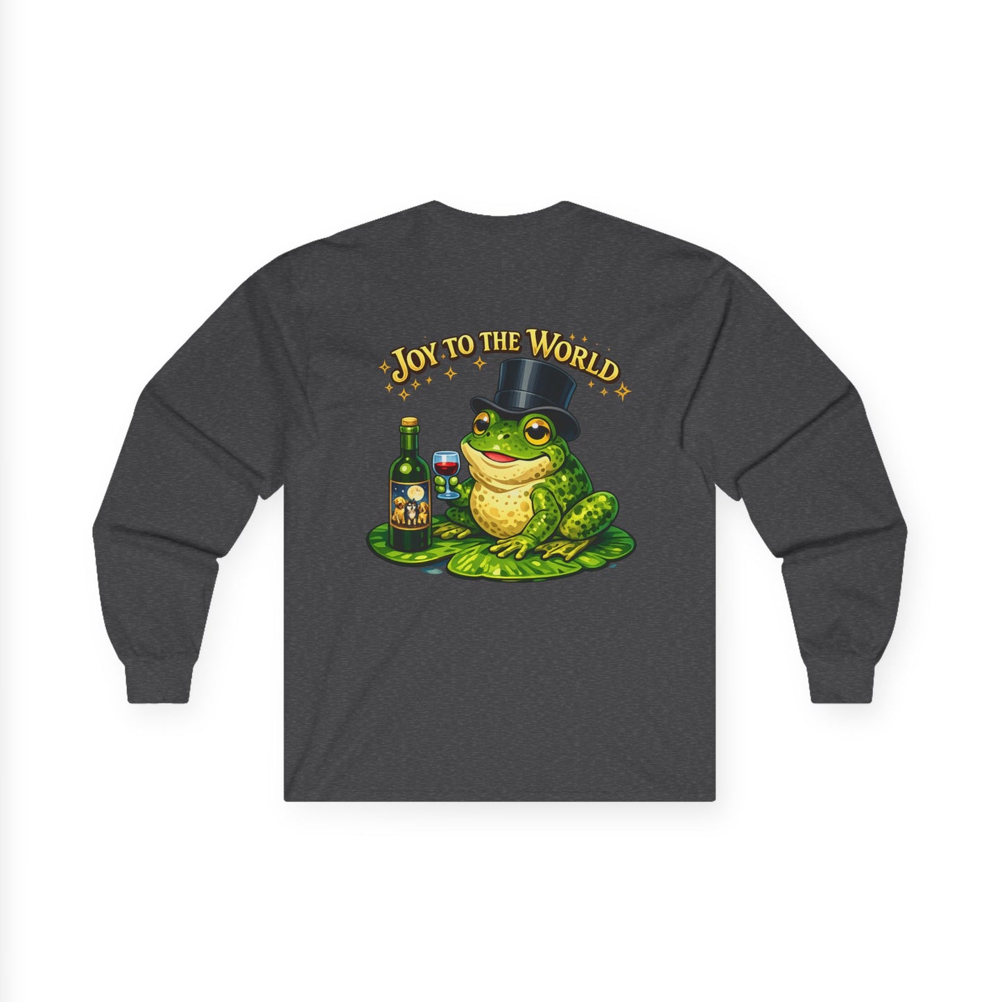 Joy to the World Frog Long Sleeve Tee