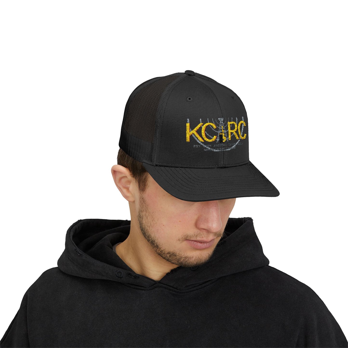 KCARC Embroidered Trucker Hat — Key City Amateur Radio Club Snapback