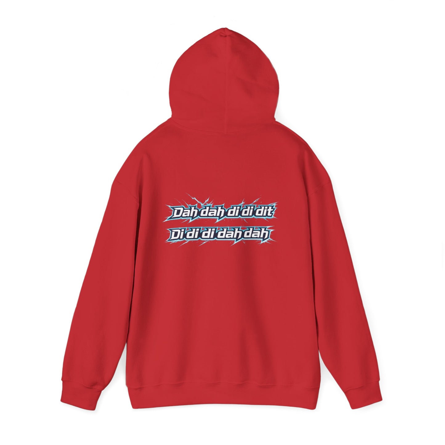 Lyric Bubble Hoodie — 'Dah di dah di dit / Dah dah di dah' Retro Text Sweatshirt