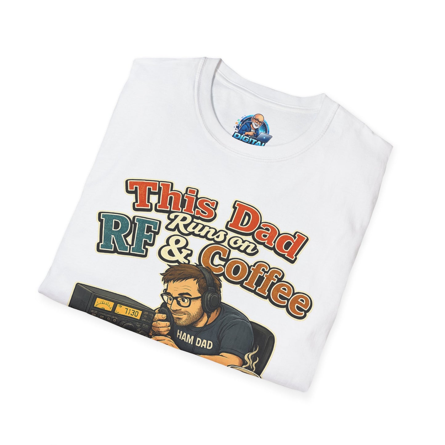 This Dad Runs on RF & Coffee T-Shirt