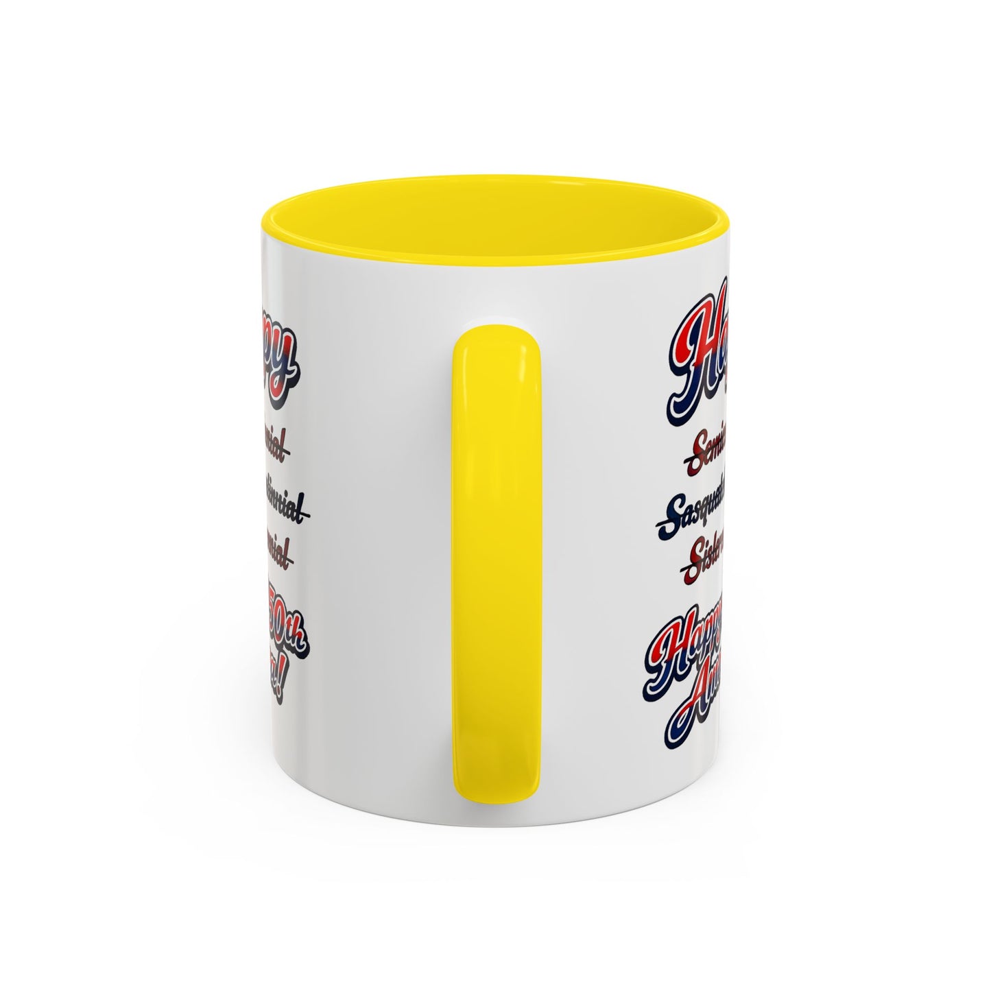 250th America Coffee Mug – "Happy 250th America!" Patriotic Accent Mug