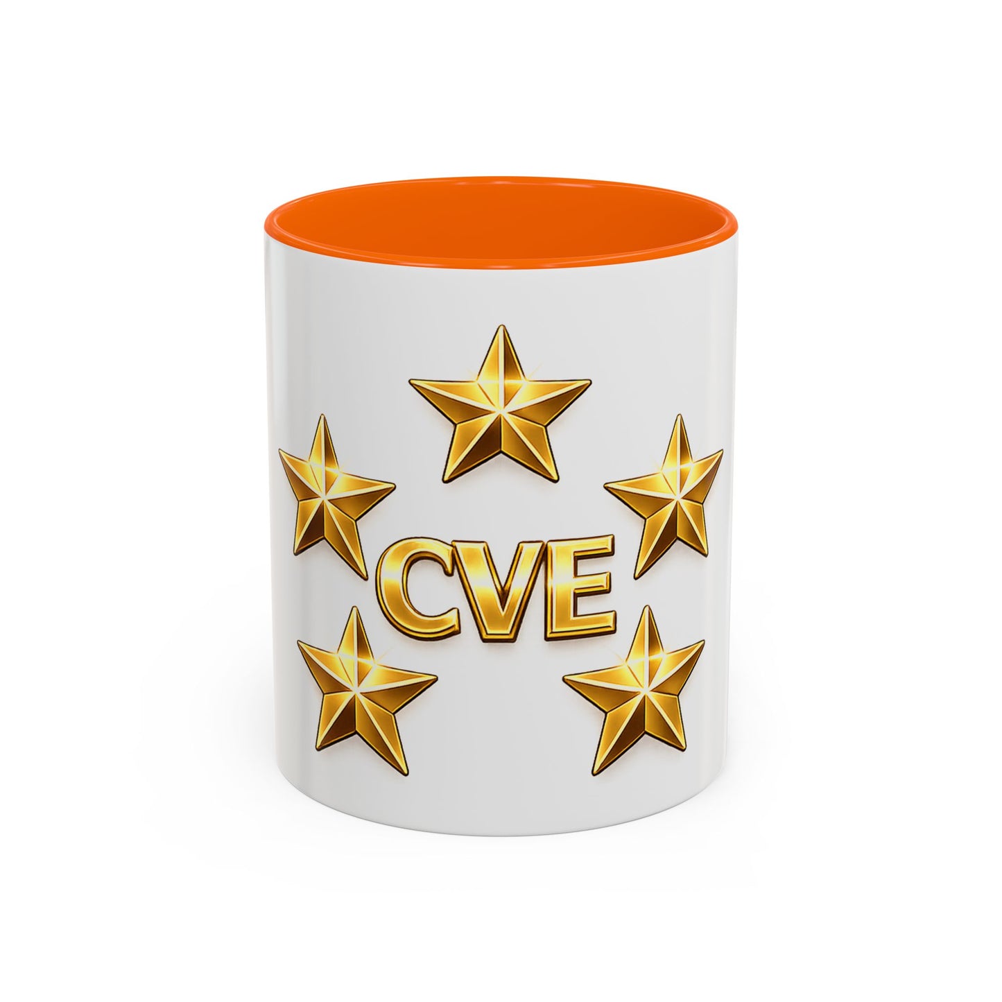 CVE Gold Star Coffee Mug — 11/15oz Accent Ceramic Mug