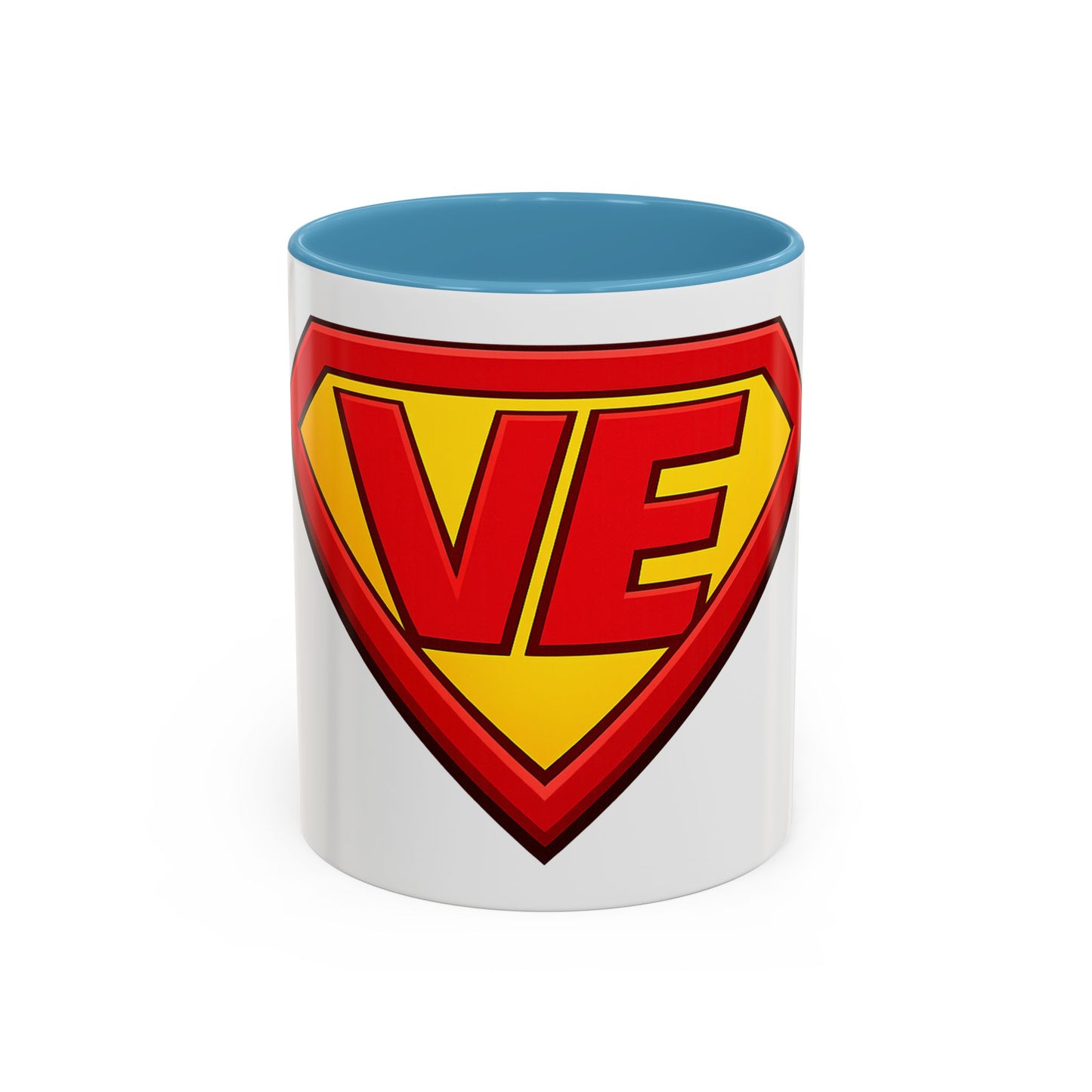 Volunteer Examiner Coffee Mug — Retro Superhero Design (11/15oz)