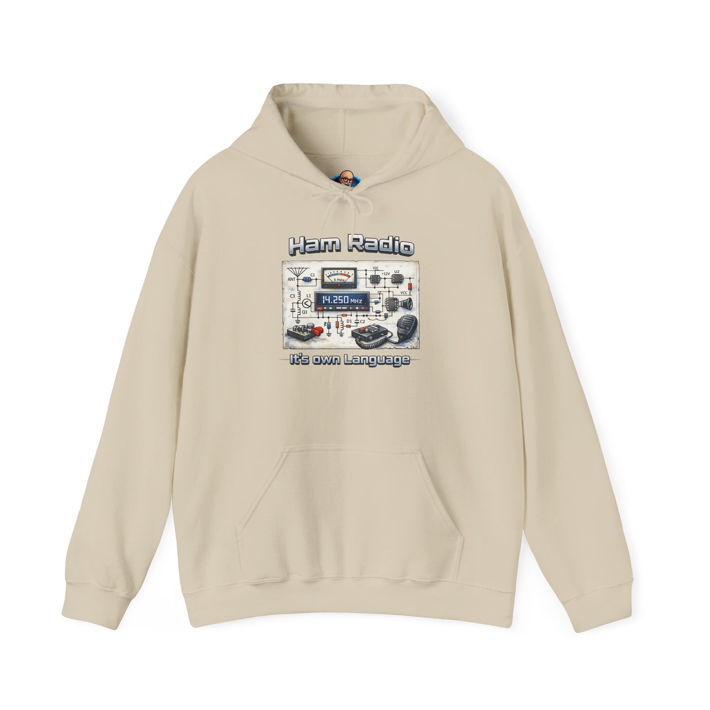 "Ham Radio: It's Our Language" Pullover for Amateur Radio Enthusiasts