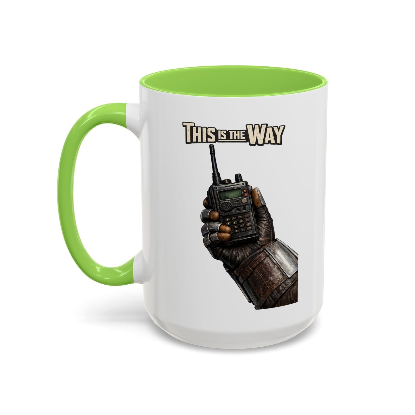 This Is The Way Mug — Mandalorian Radio Hand Coffee Cup (11oz & 15oz)
