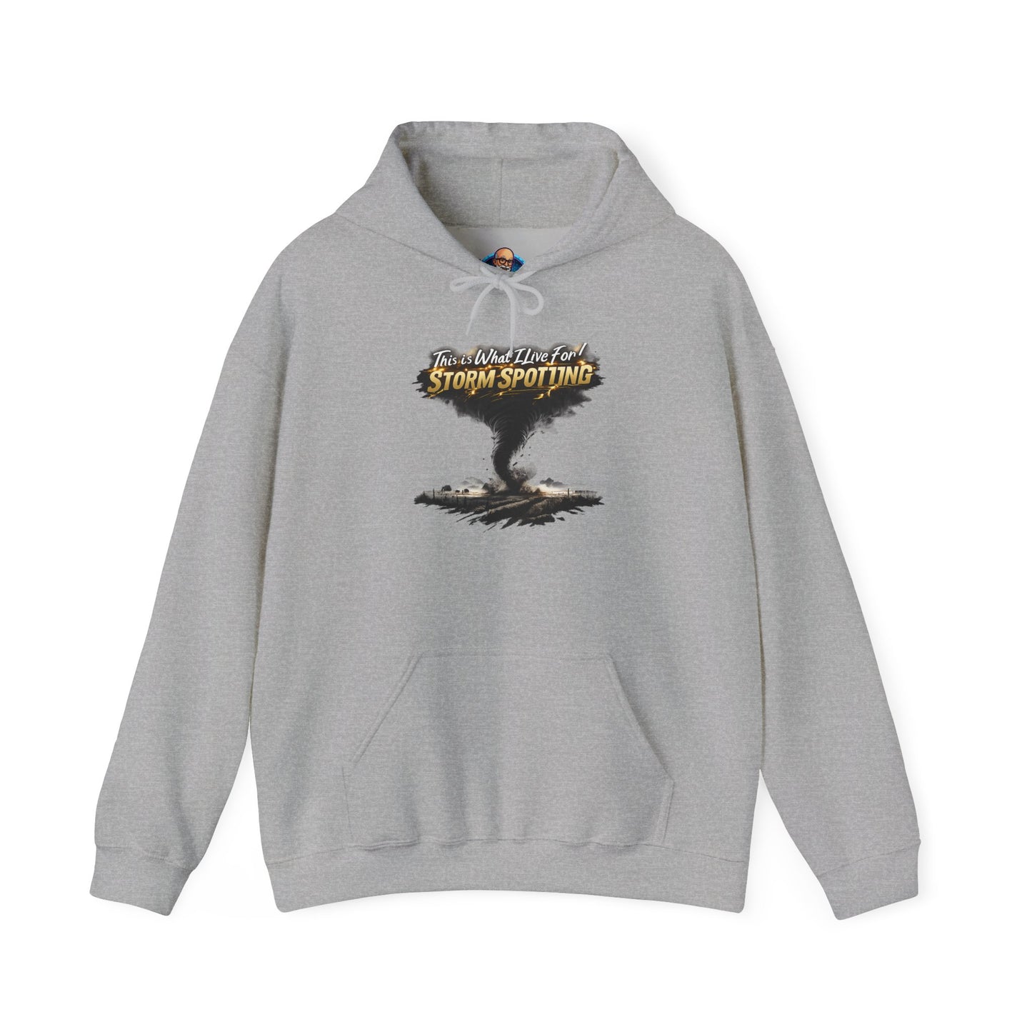 This is What I Live For Storm Spotting Hoodie - Tornado Graphic