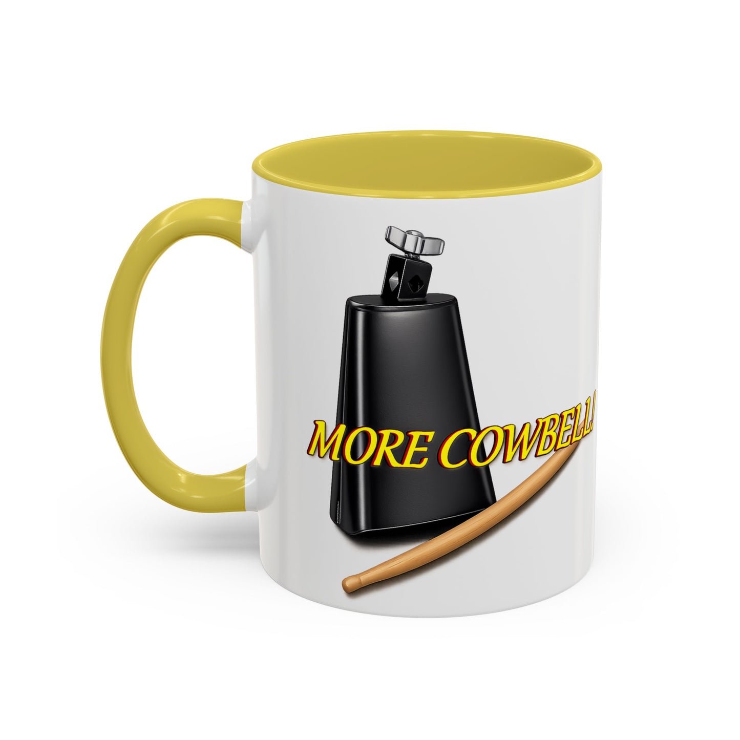 More Cowbell Mug — Funny Cowbell Coffee Cup (11oz/15oz)