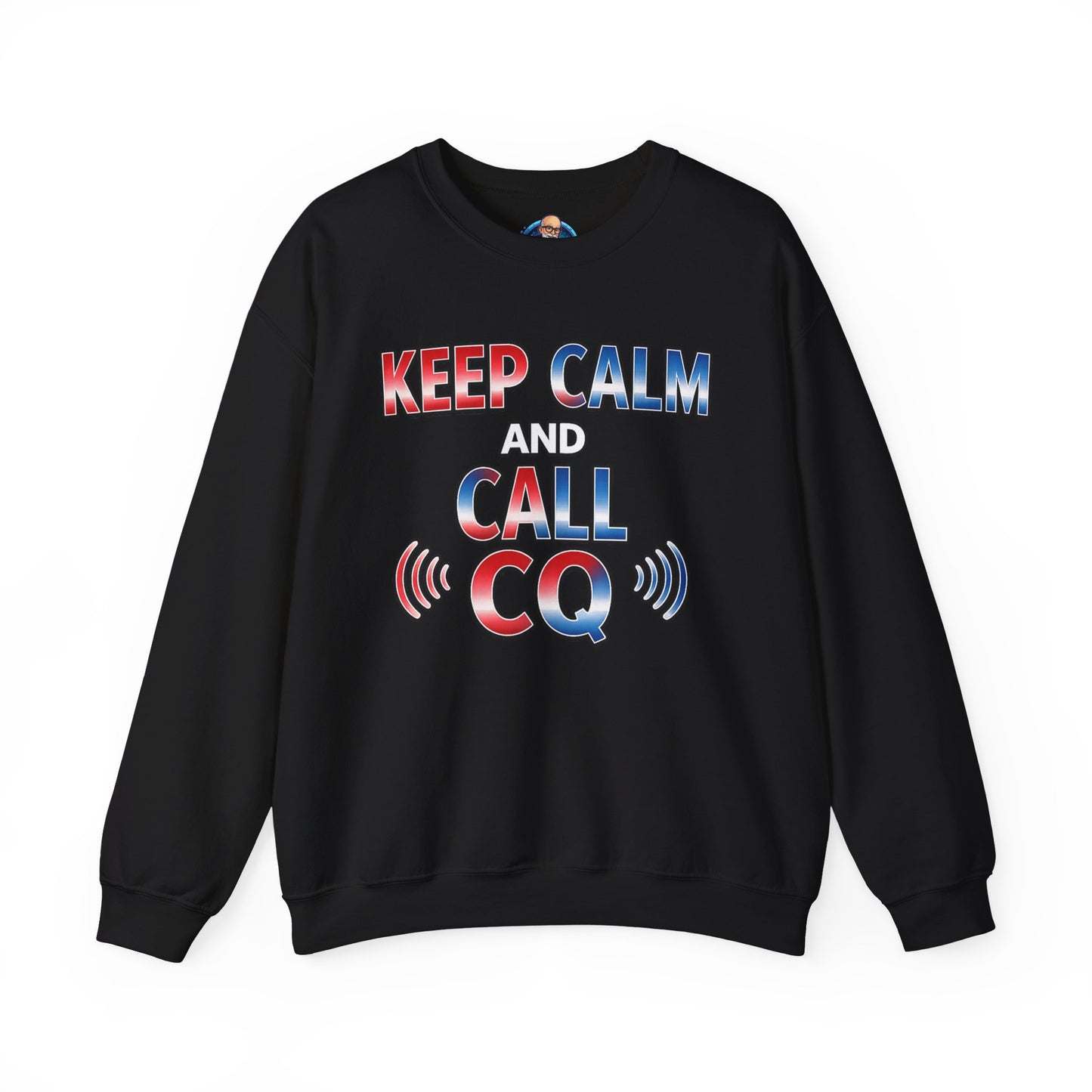 "Keep Calm and Call CQ" Patriotic Radio Operator Tee